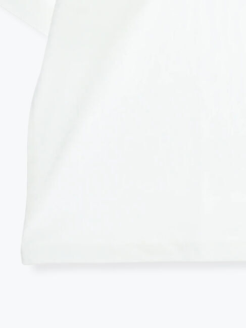 Samansa Mos2「ヴィンテージ風天竺おじさんプリント刺繍Tシャツ」|Tシャツ・カットソー|