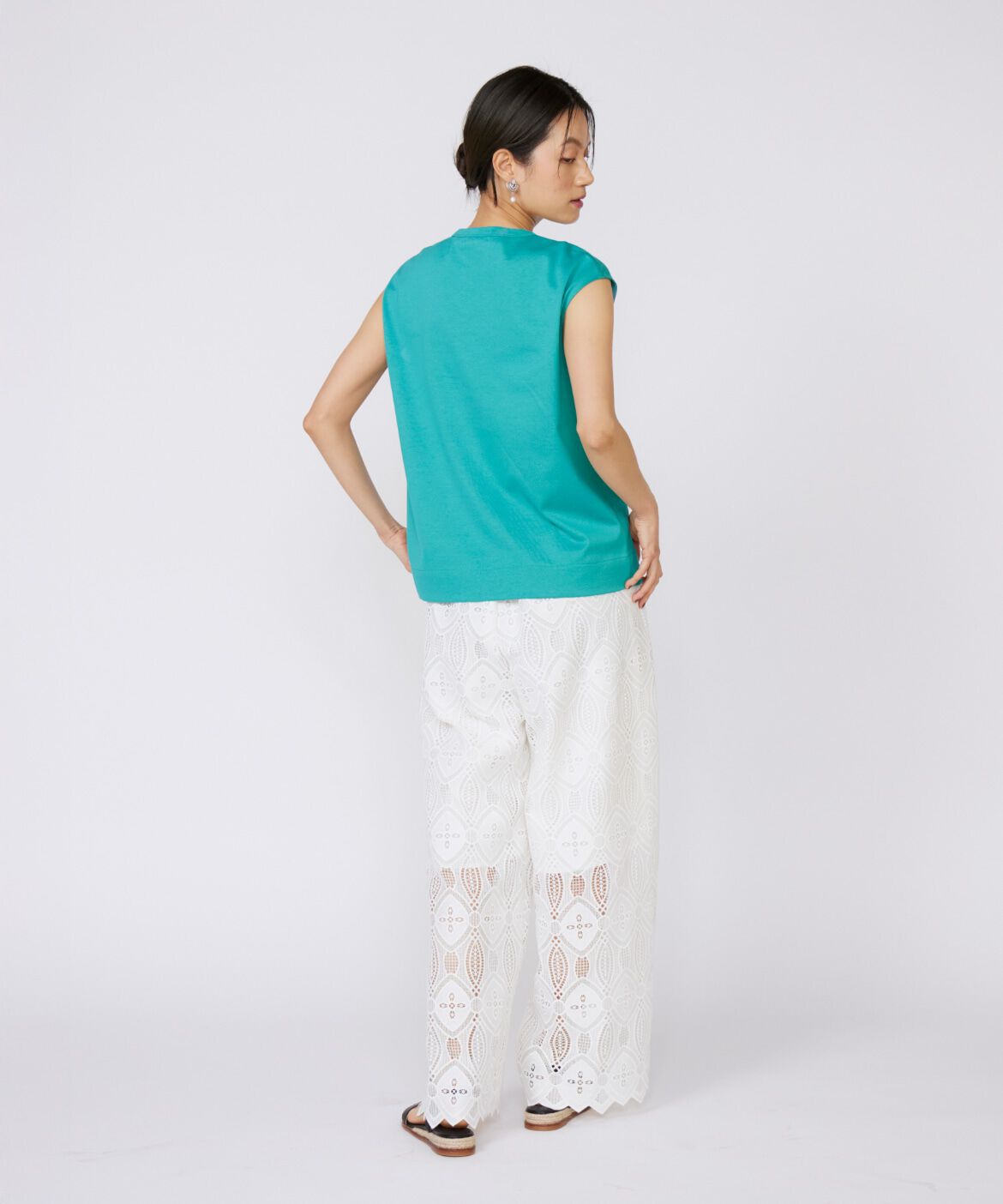 INED「フレンチスリーブトップス」|Tシャツ・カットソー|