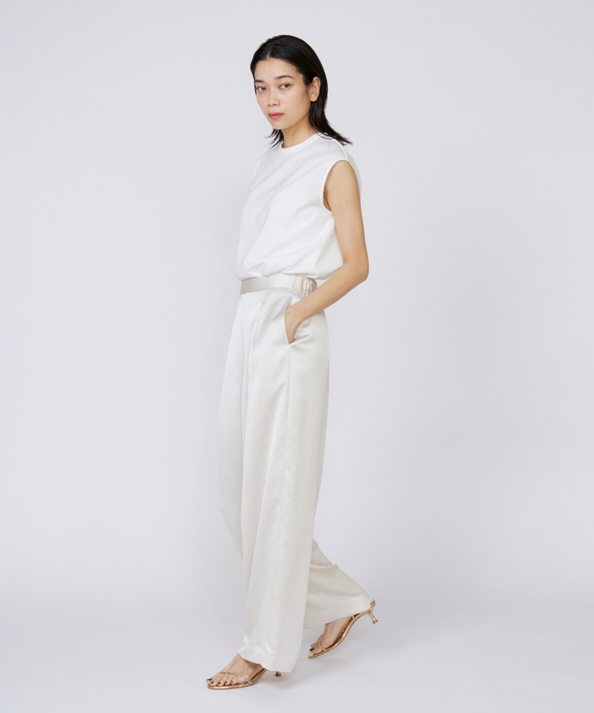 INED「フレンチスリーブトップス」|Tシャツ・カットソー|