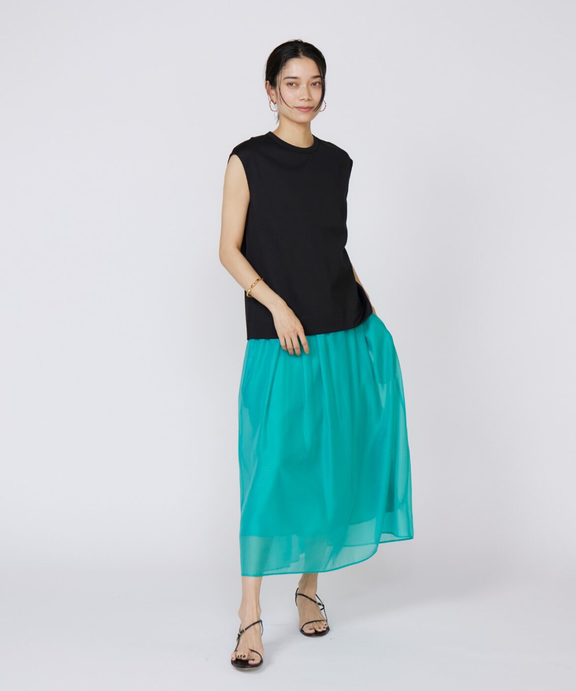 INED「フレンチスリーブトップス」|Tシャツ・カットソー|