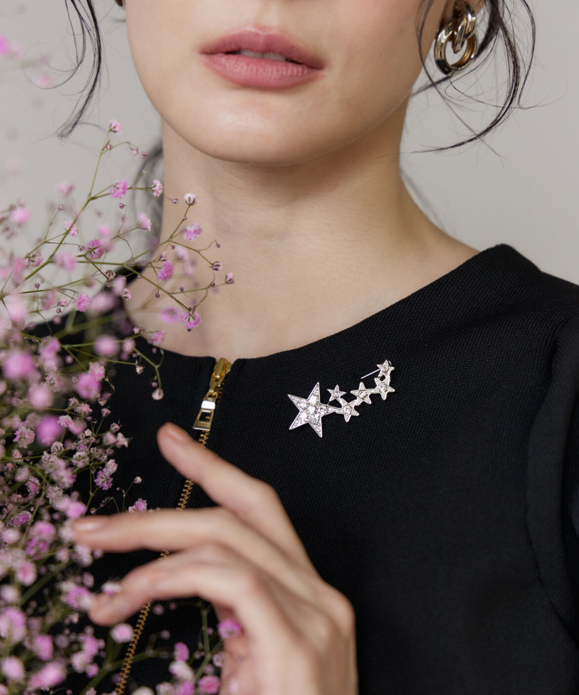 Maglie le cassetto「スターモチーフブローチ」|ブローチ・コサージュ|シルバー