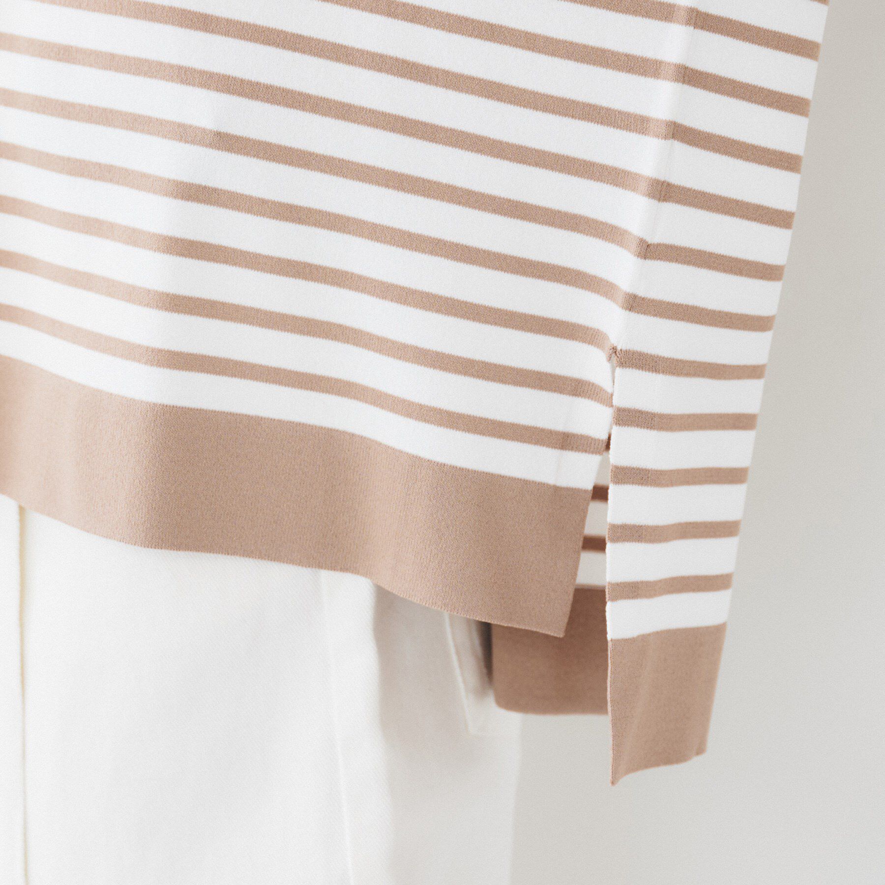 UNTITLED「【体型カバー/透けにくい】ワイドシルエットニット」|ニット・セーター|