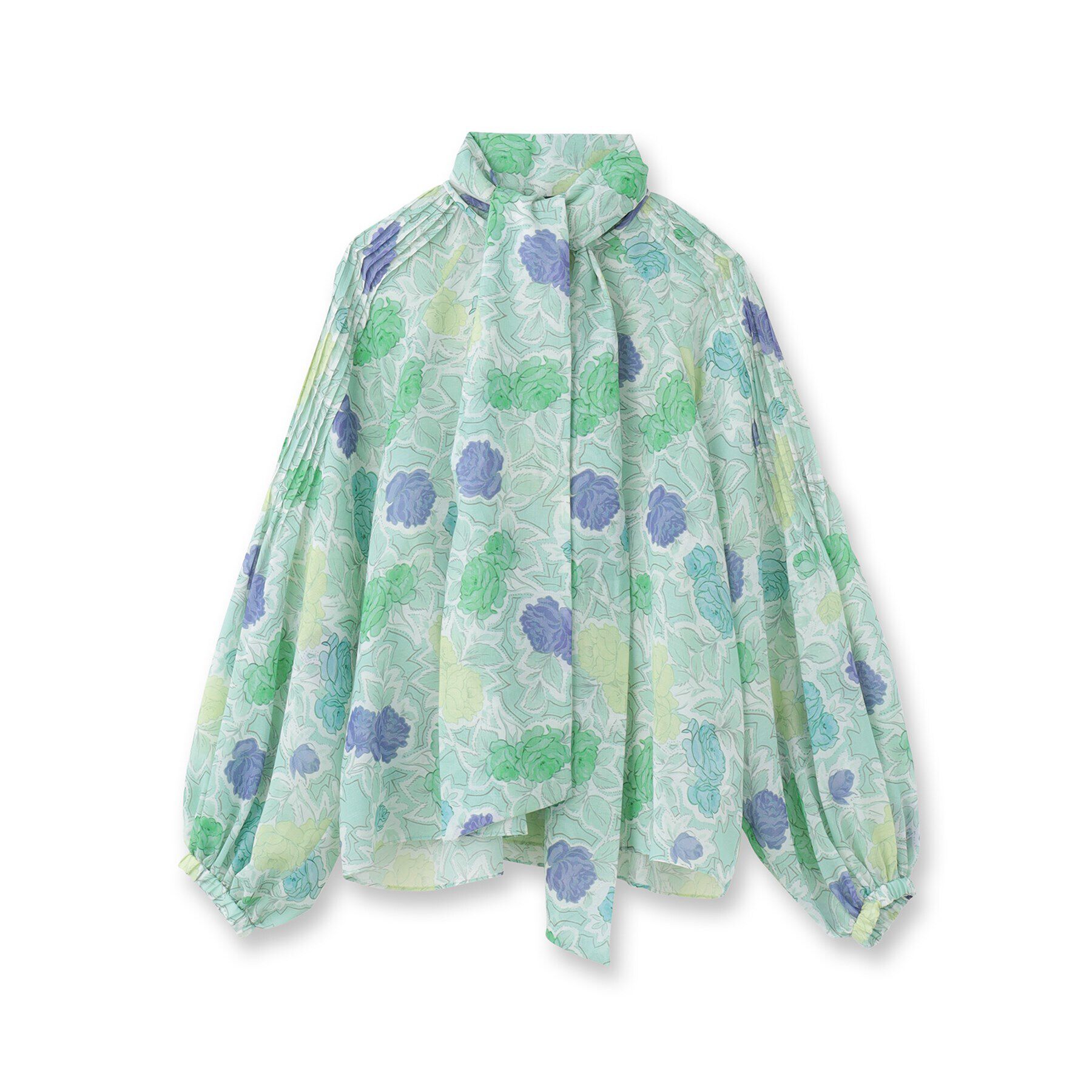 UNTITLED「【セットアップ可能】オールドフラワー プリントブラウス」|シャツ・ブラウス|