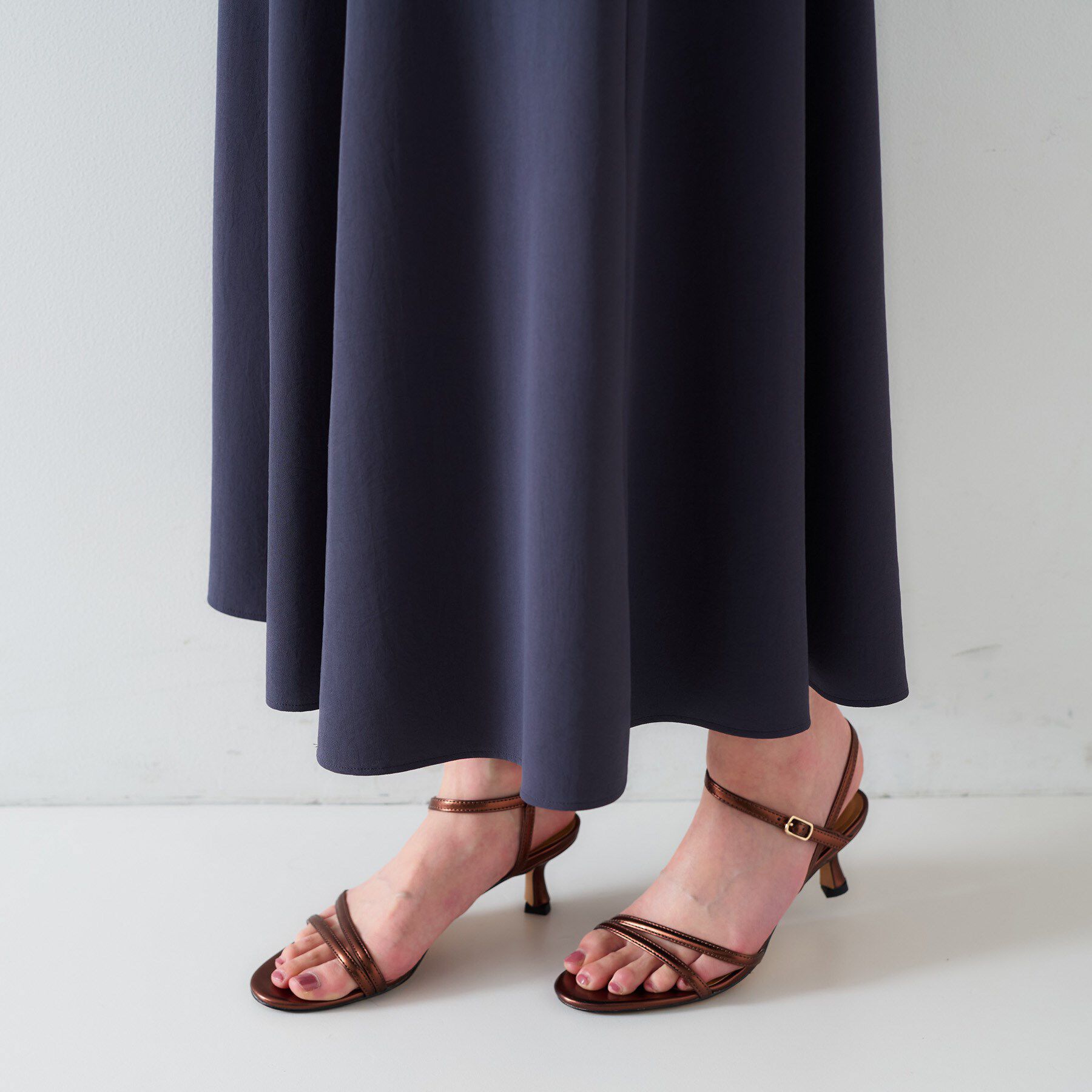 UNTITLED「【セットアップ可/接触冷感/イージーケア】リラクミスト フレアスカート」|スカート|