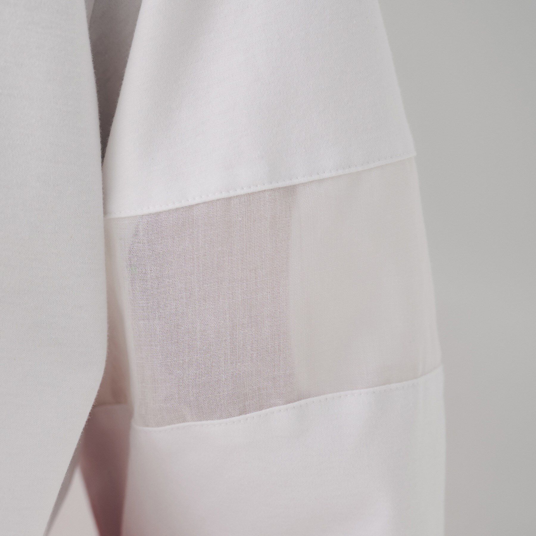 UNTITLED「【二の腕カバー/接触冷感】袖オーガンジープルオーバー」|Tシャツ・カットソー|