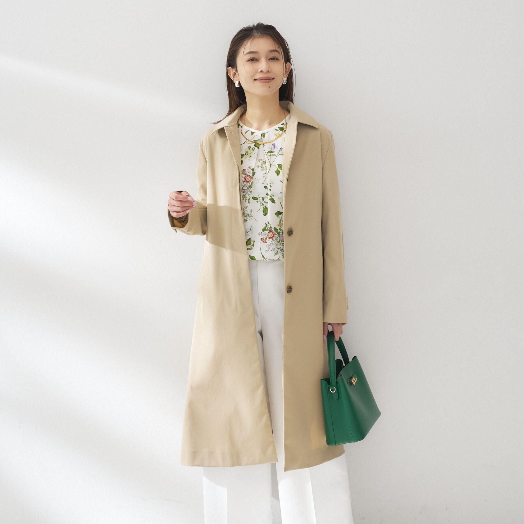 UNTITLED「【はっ水/洗える】タスランステンカラーコート」|ステンカラーコート|ベージュ(052)