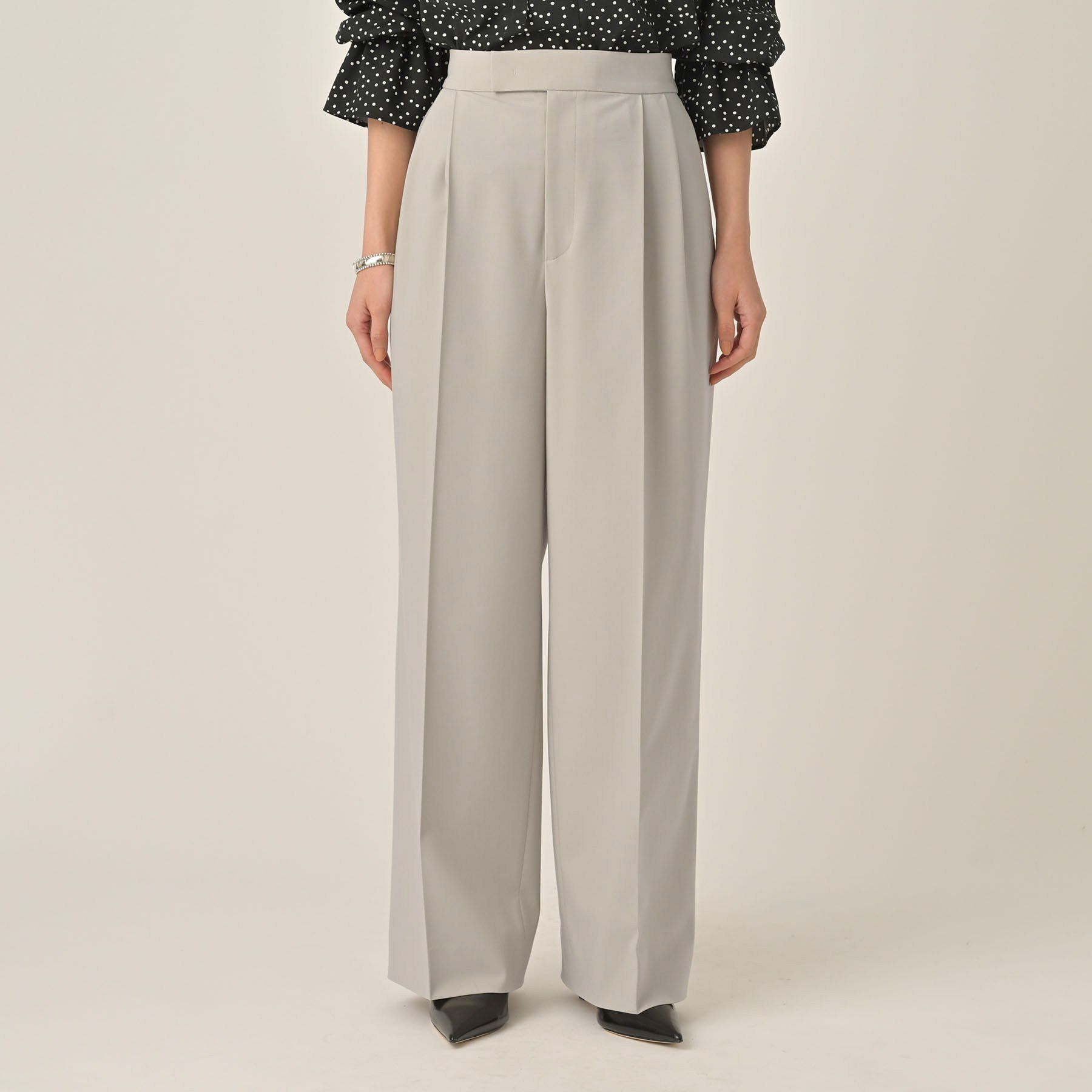 UNTITLED「【洗える/ワイド】ベーシックツータックパンツ」|その他|