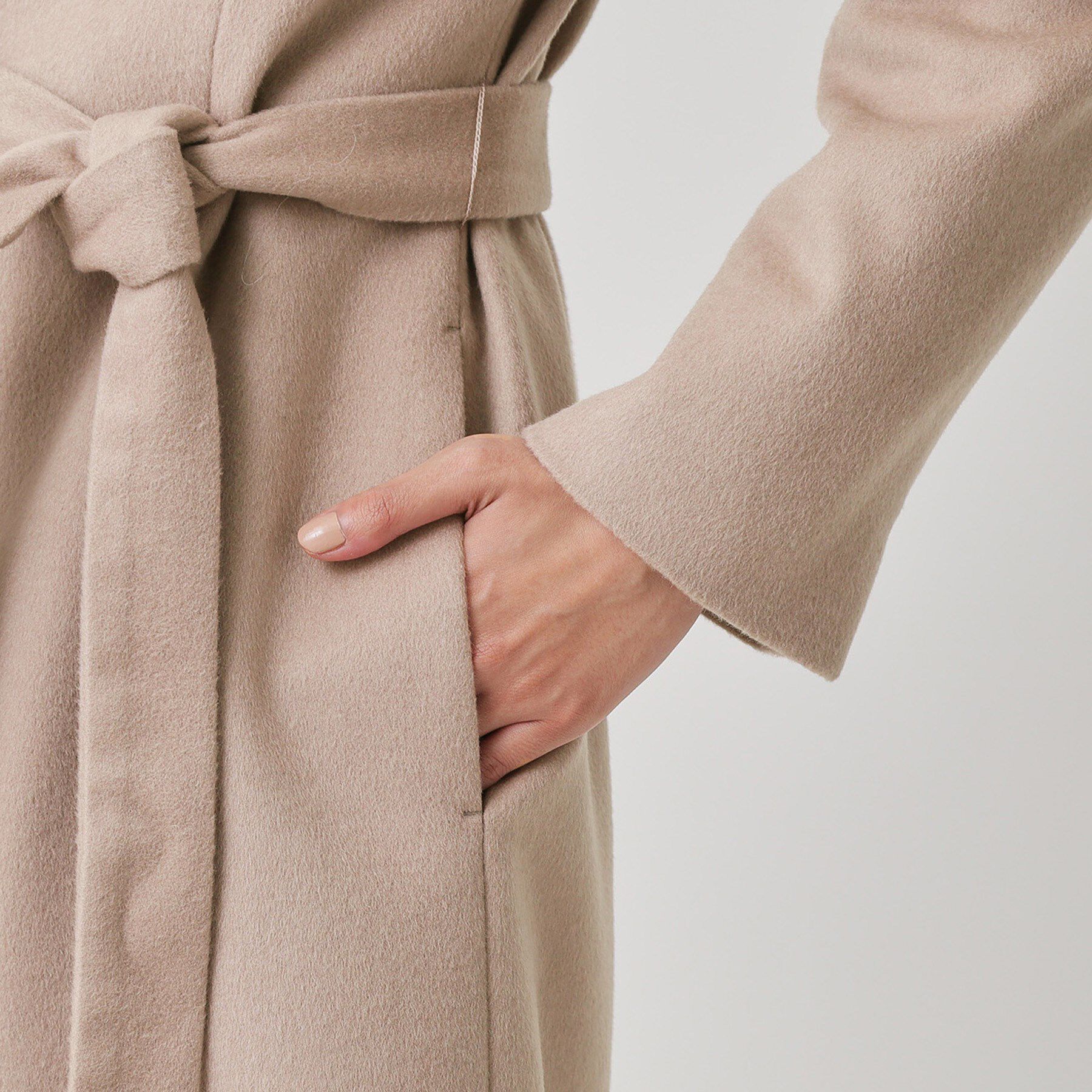 COUP DE CHANCE「【カシミヤ混／日本製】Iラインスタンドウィングカラーコート」|その他|