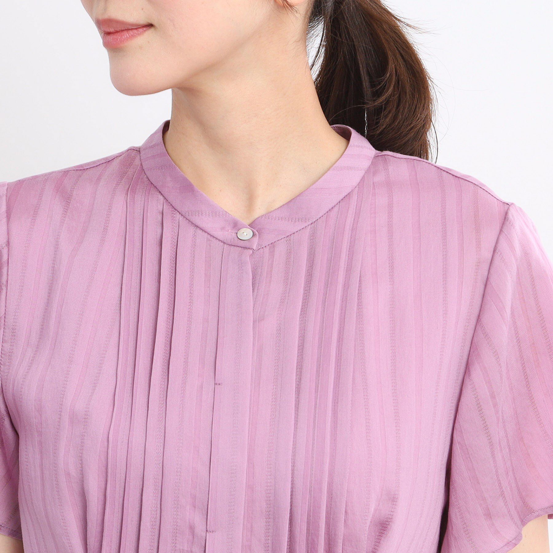 Reflect「【夏SALE／手洗い可】シャドーボーダーワンピース」|ワンピース|