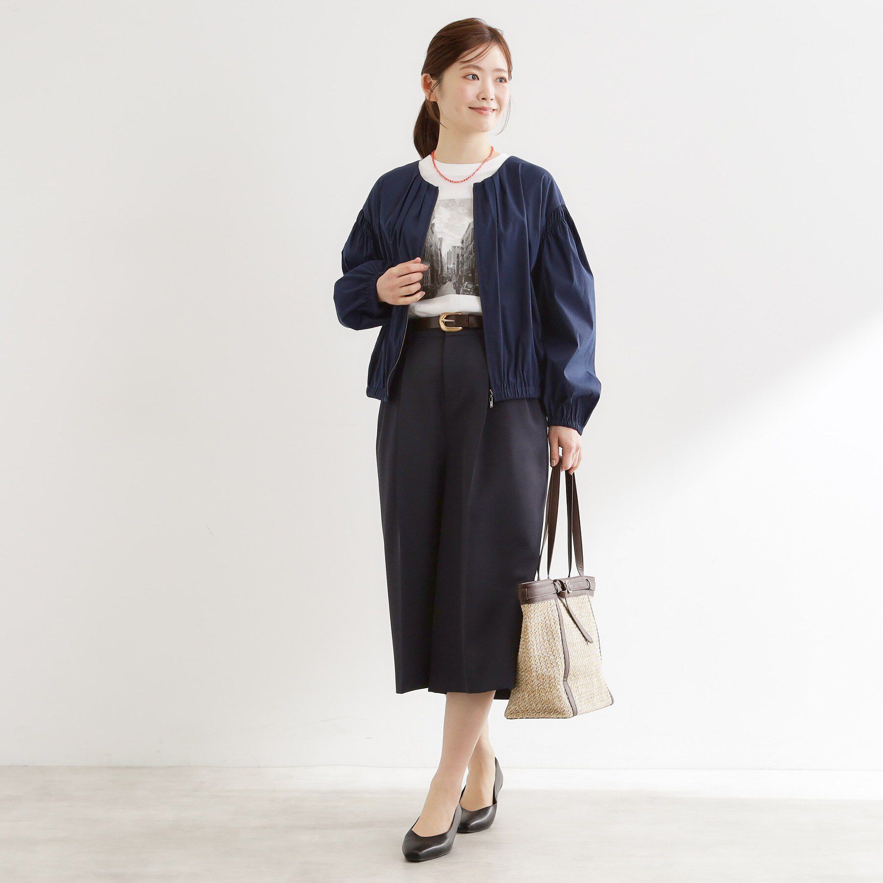 Reflect「フロントファスナーシアーブルゾン」|ブルゾン・スタジャン|