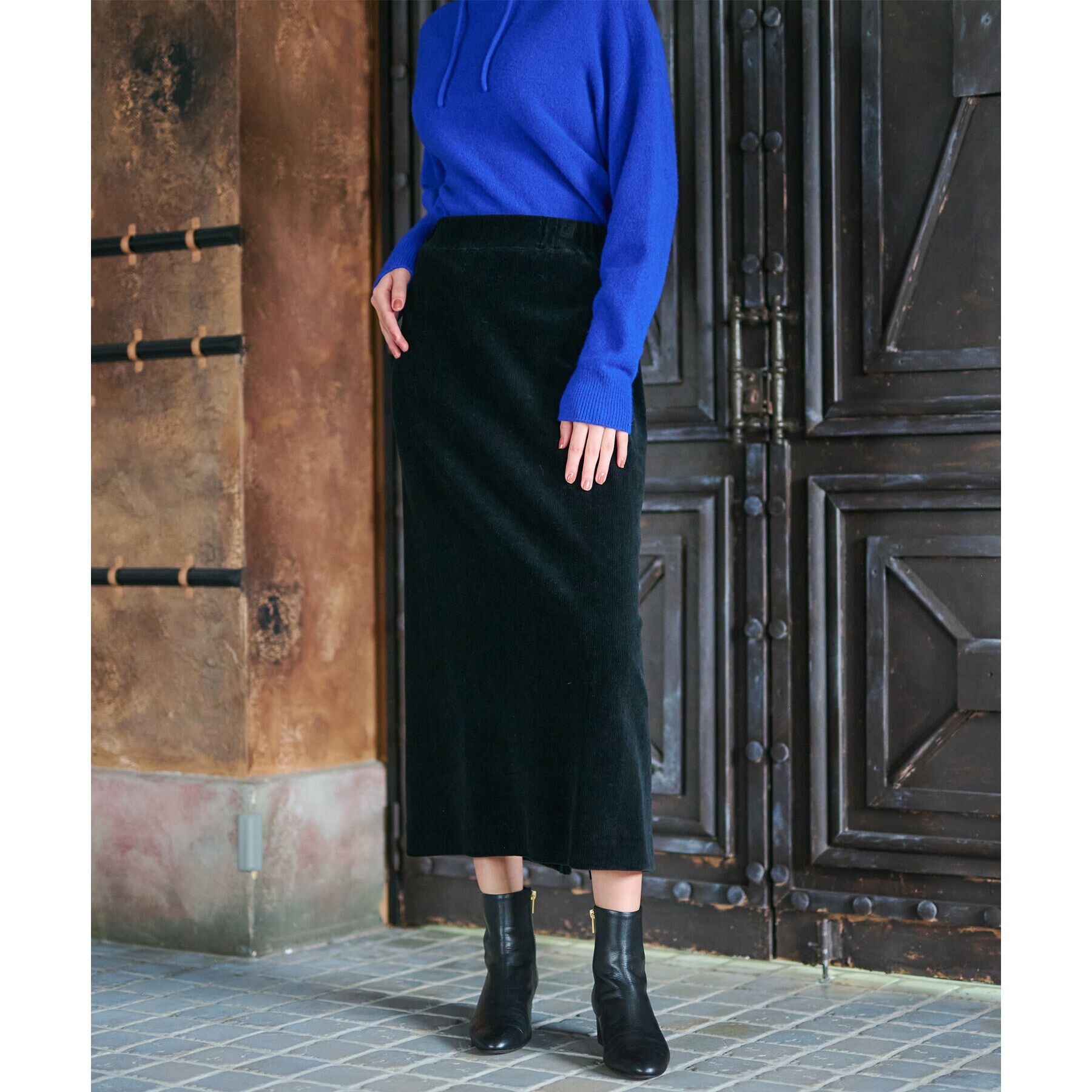 DRESSTERIOR「コーデュロイイージースカート」|スカート|