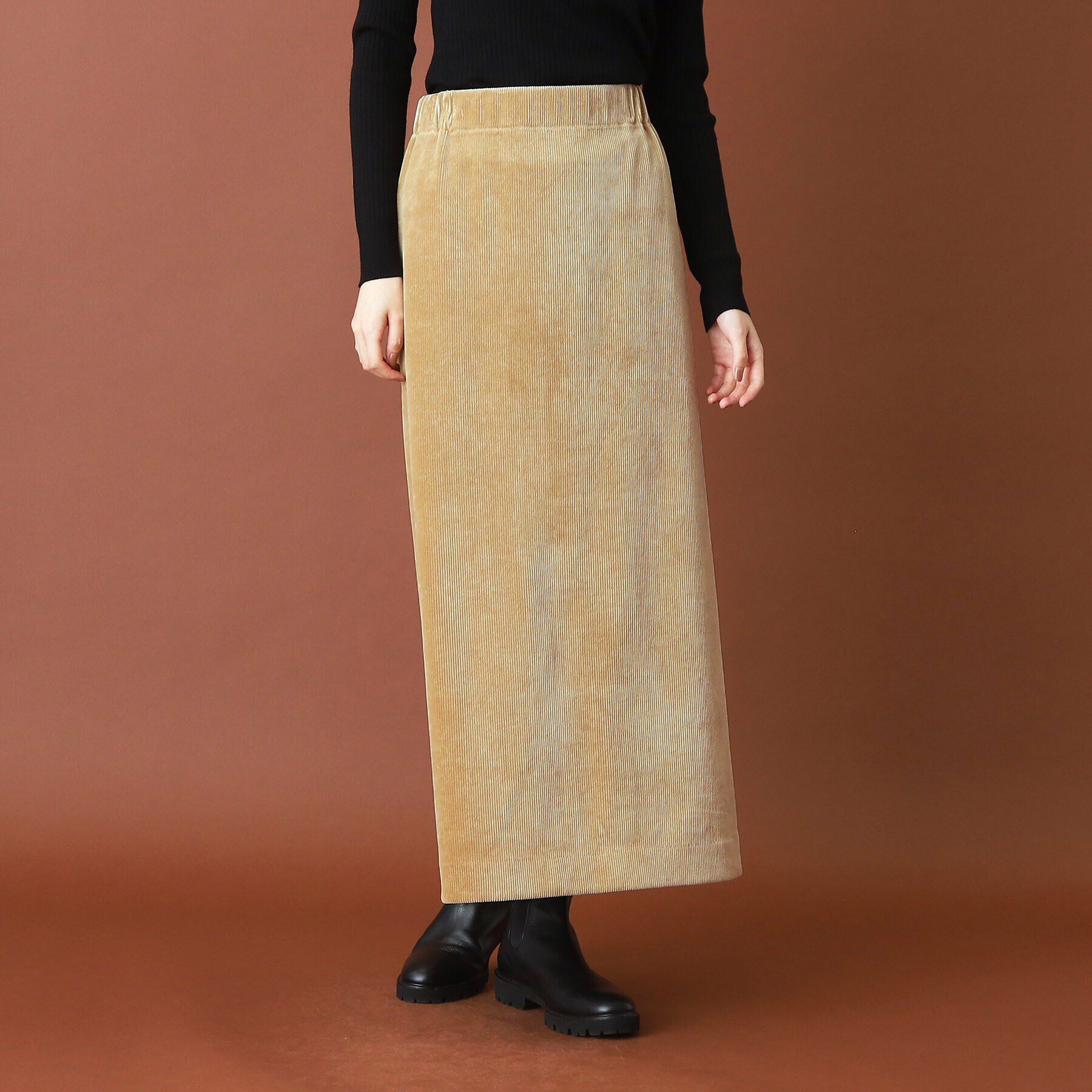 DRESSTERIOR「コーデュロイイージースカート」|スカート|