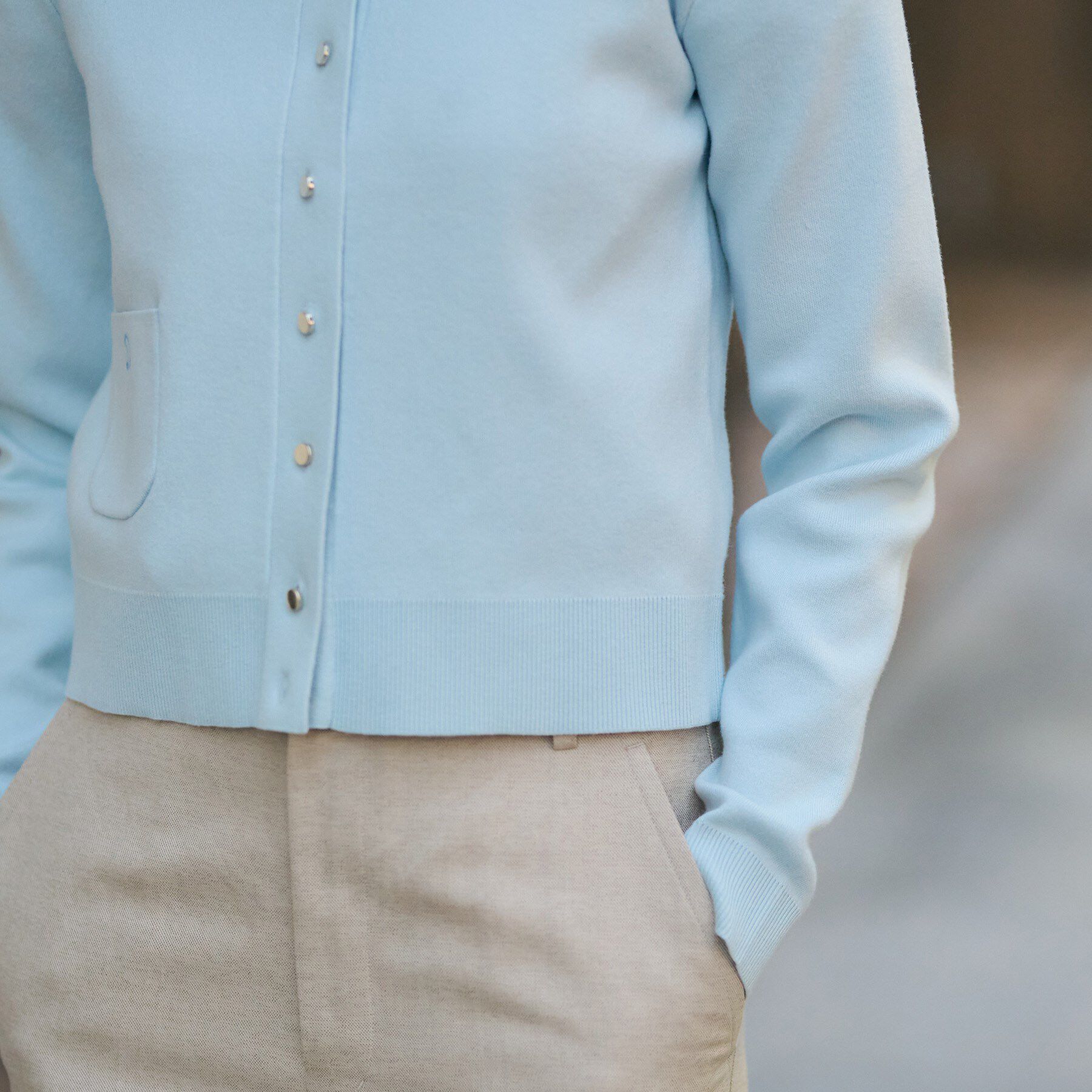 DRESSTERIOR「【洗える】ウォッシャブルコットンカシミヤ混カーディガン」|カーディガン|