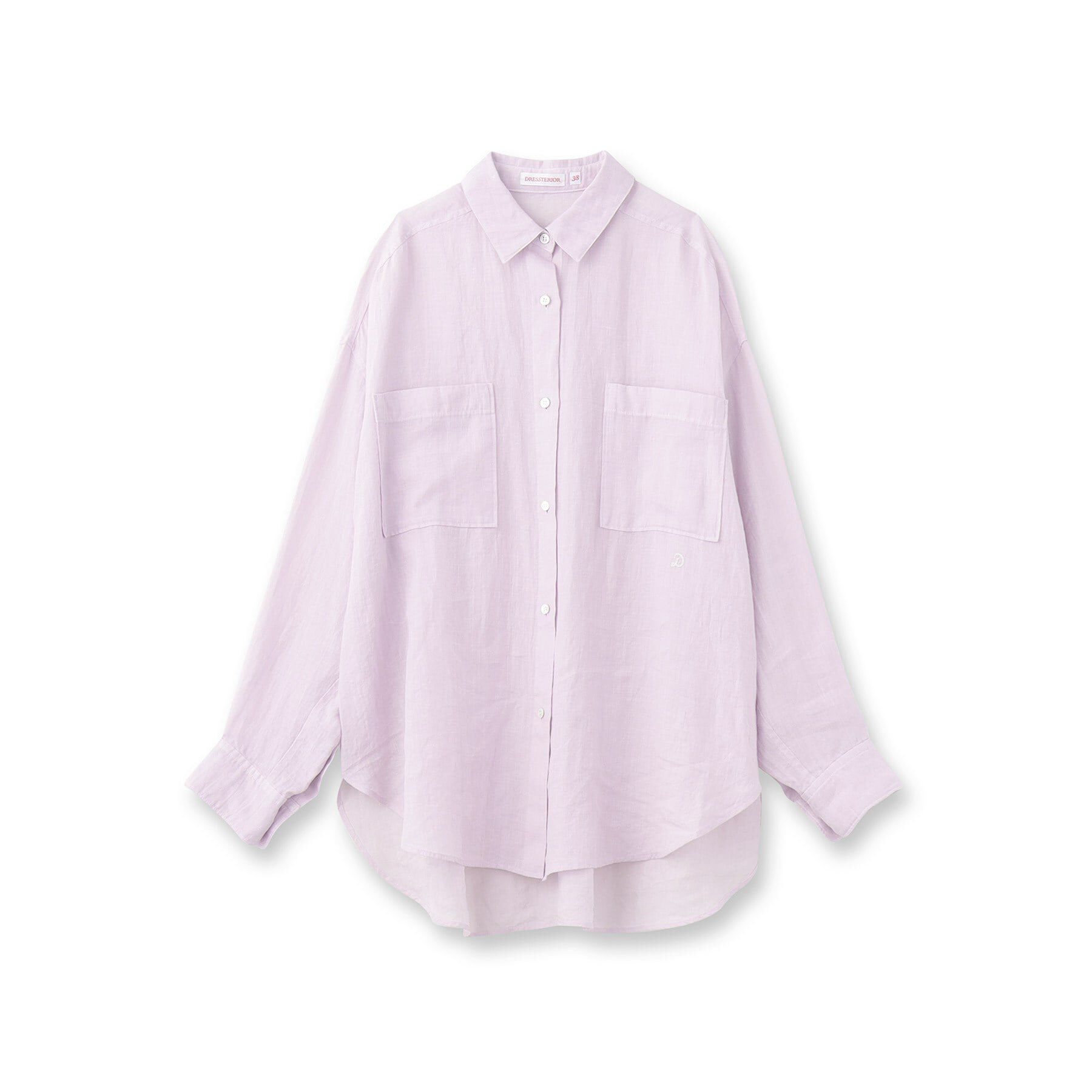 DRESSTERIOR「【人気定番/ラミー100％】ガーメントダイラミーシャツ」|シャツ・ブラウス|