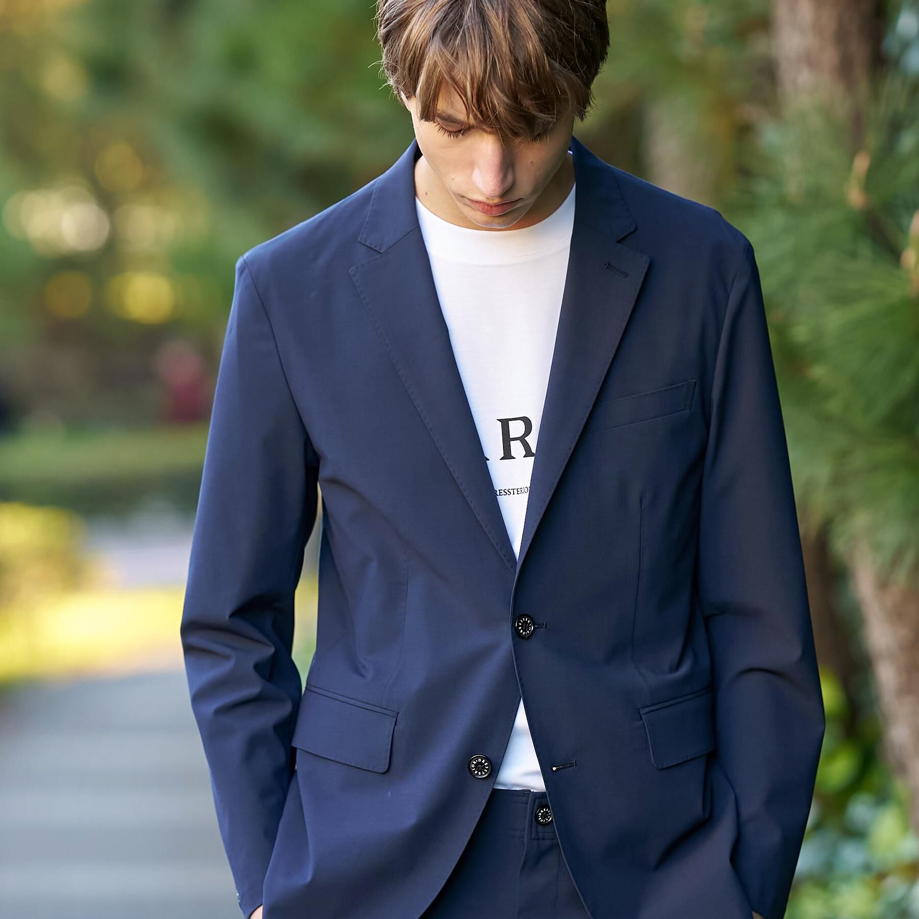 DRESSTERIOR「【セットアップ可/MonoMax4月号掲載/Safari5月号掲載】CARREMAN ストレッチジャ」|テーラードジャケット|