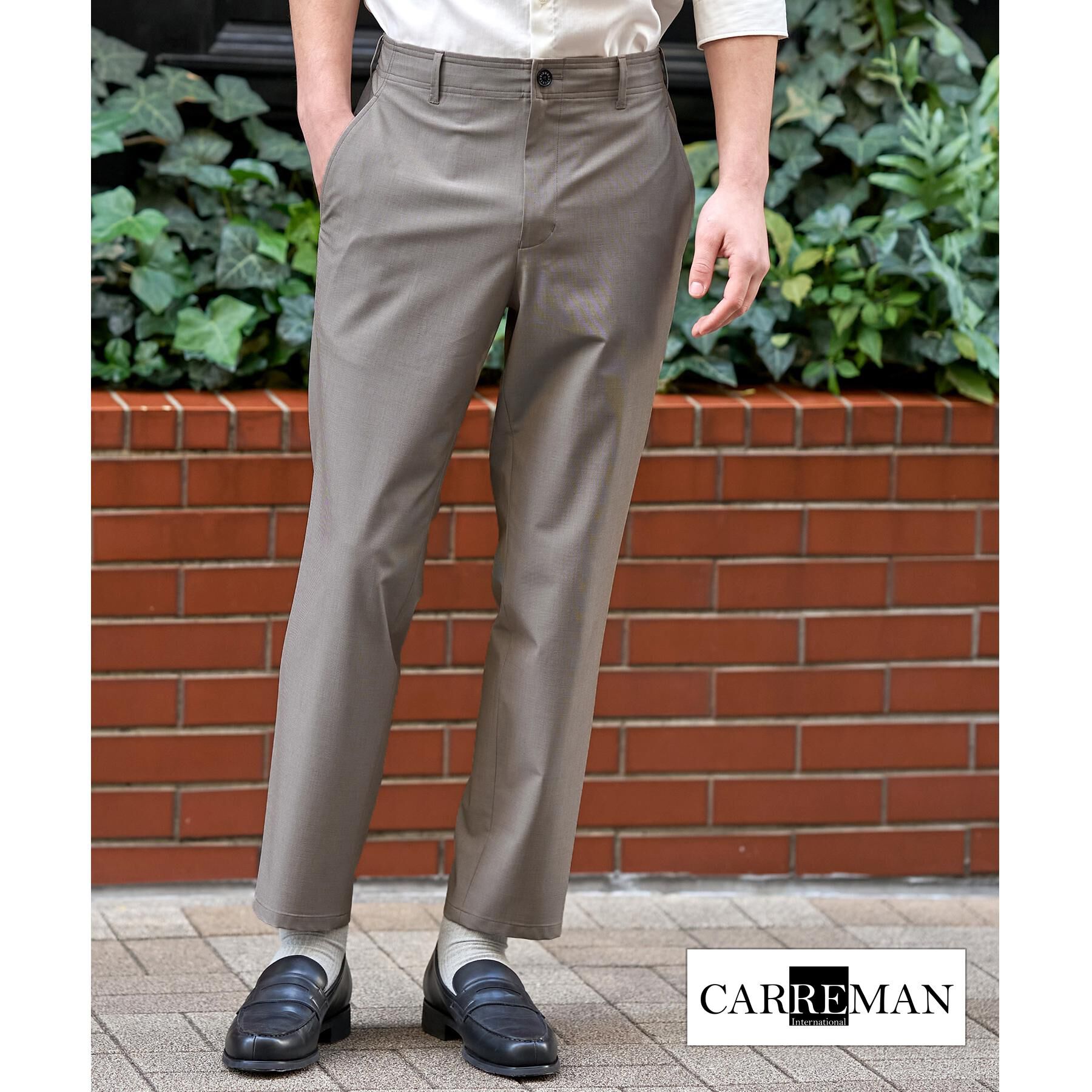 DRESSTERIOR「【セットアップ可/MonoMax4月号掲載/Safari5月号掲載】CARREMAN ストレッチパン」|その他|ベージュ(052)