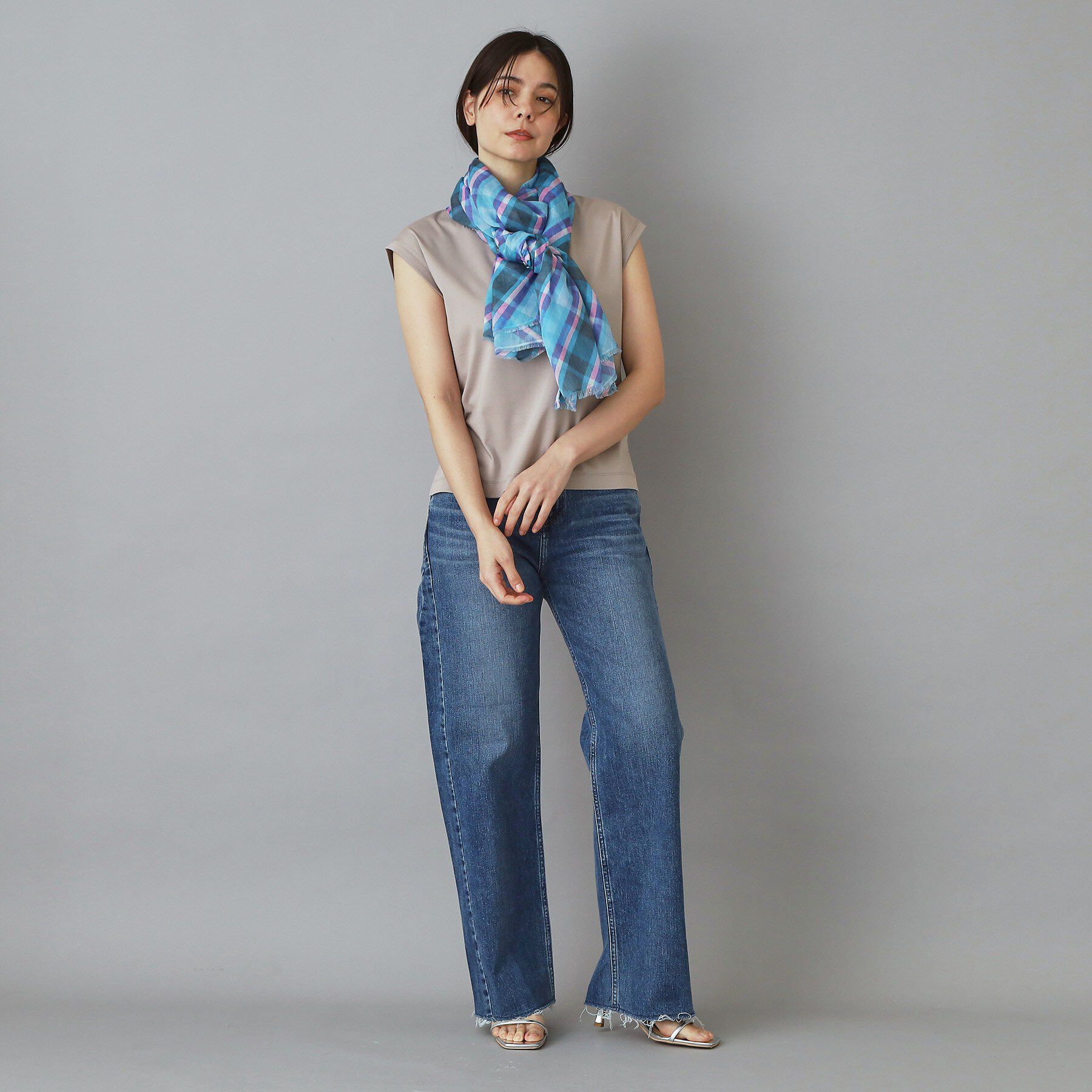 DRESSTERIOR「MADRAS（マドラス）チェックストール」|ストール|