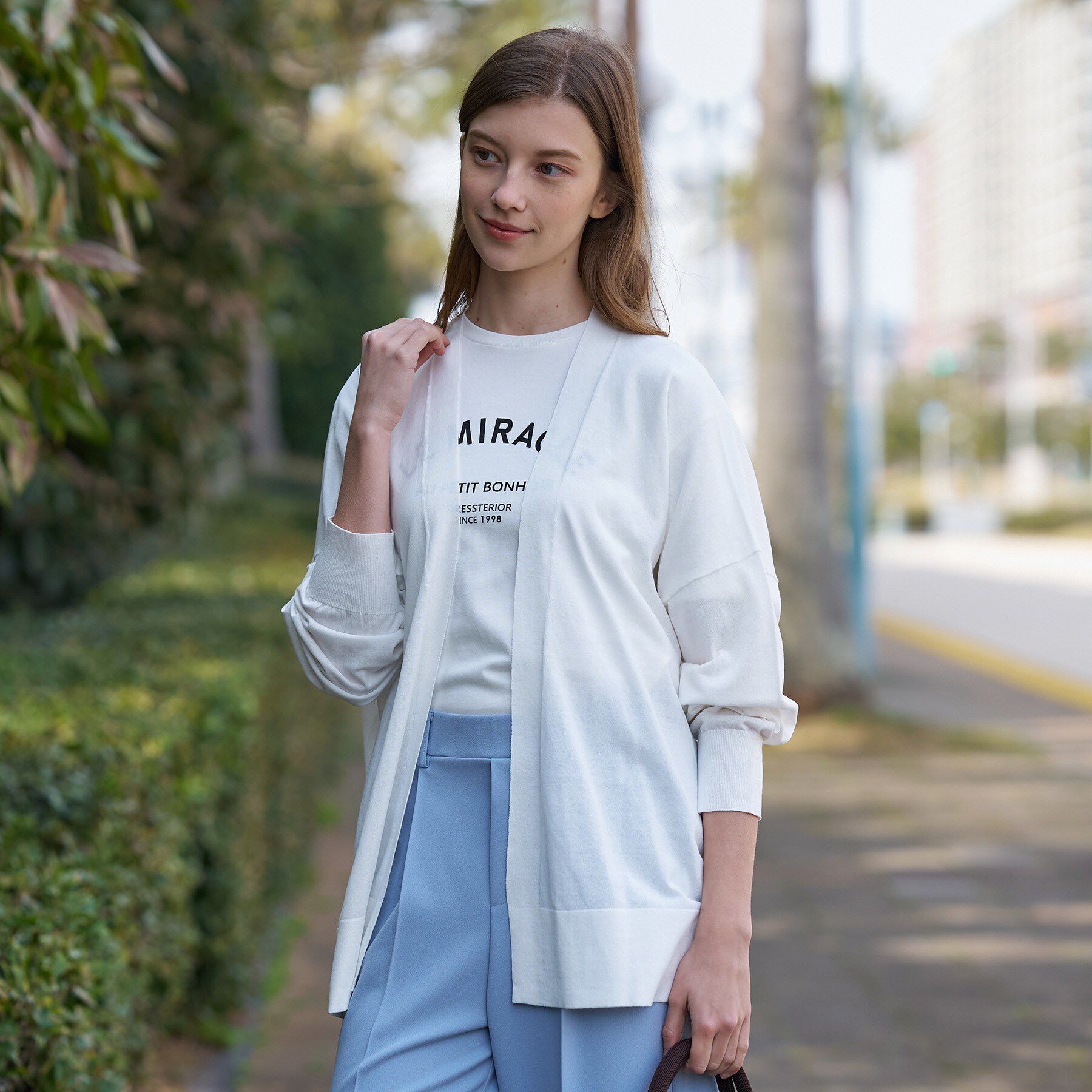 DRESSTERIOR「ウォッシャブル スピンコットン カーディガン」|カーディガン|