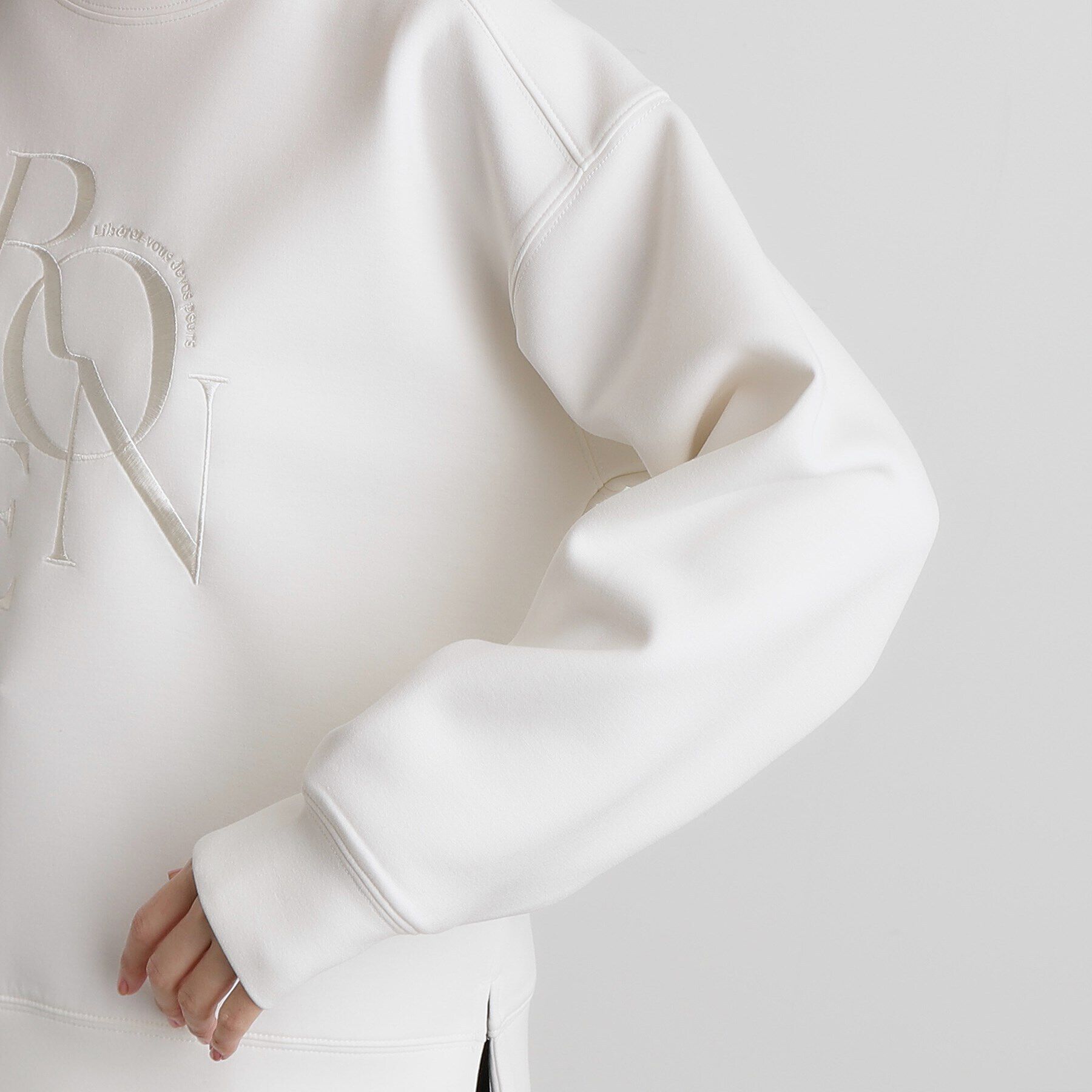 grove「サークルロゴ刺繍ダンボールスエット」|パーカー|