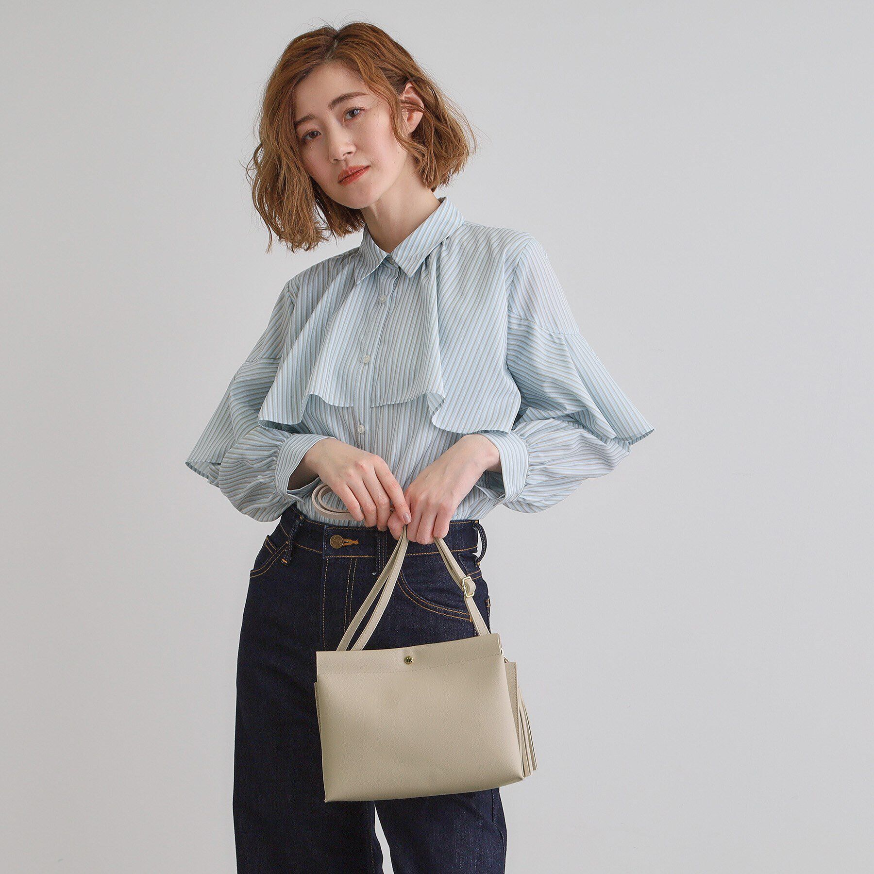 grove「【人間工学・軽量】シンプル3層タッセルショルダー」|ショルダー・メッセンジャー|