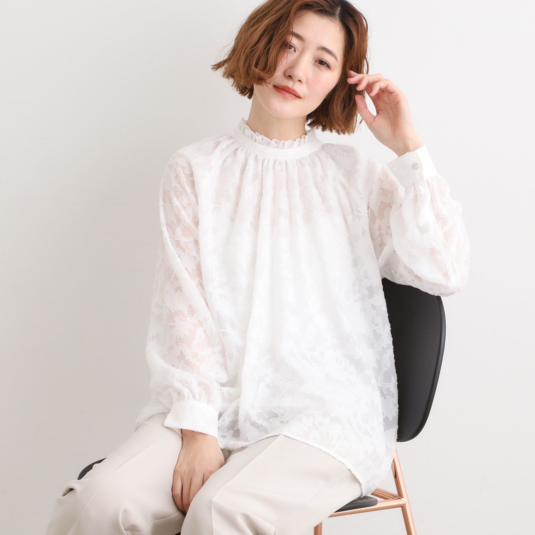 grove「【マルチWAY】アソートボウタイブラウス【手洗いOK】」|シャツ・ブラウス|