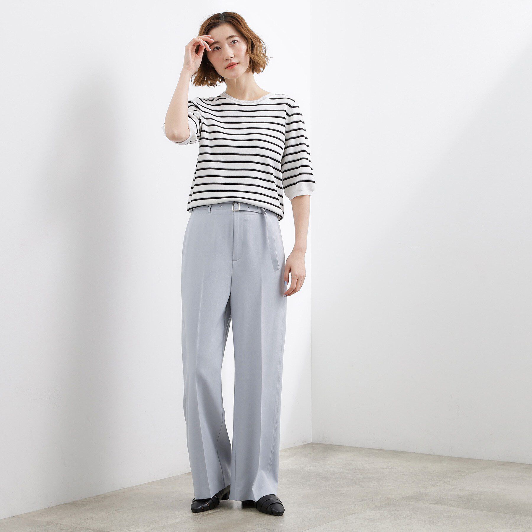 grove「ベルトワイドパンツ」|その他|