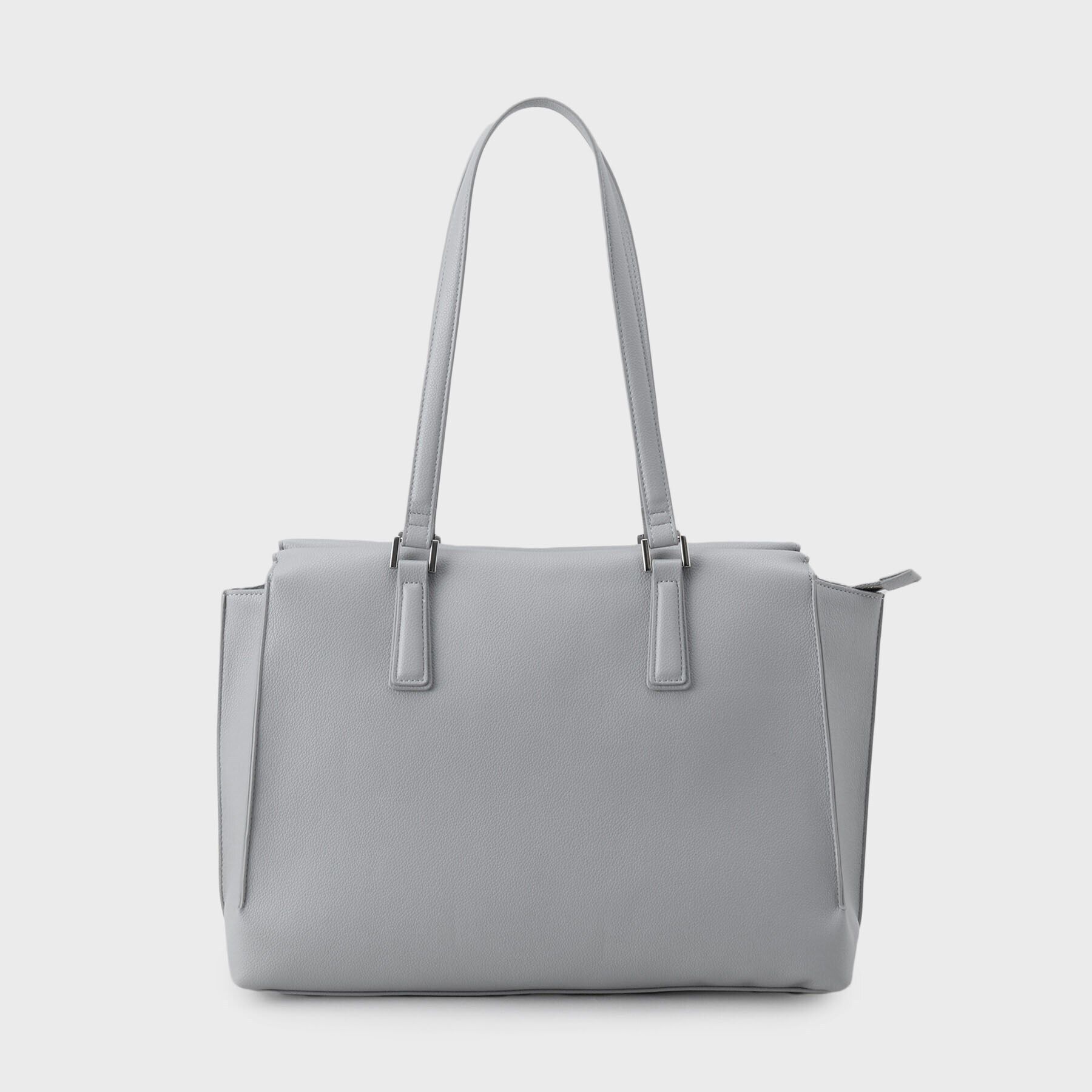 INDIVI「【高機能／収納力◎！】シゴデキバッグ」|トートバッグ|ライトグレー(011