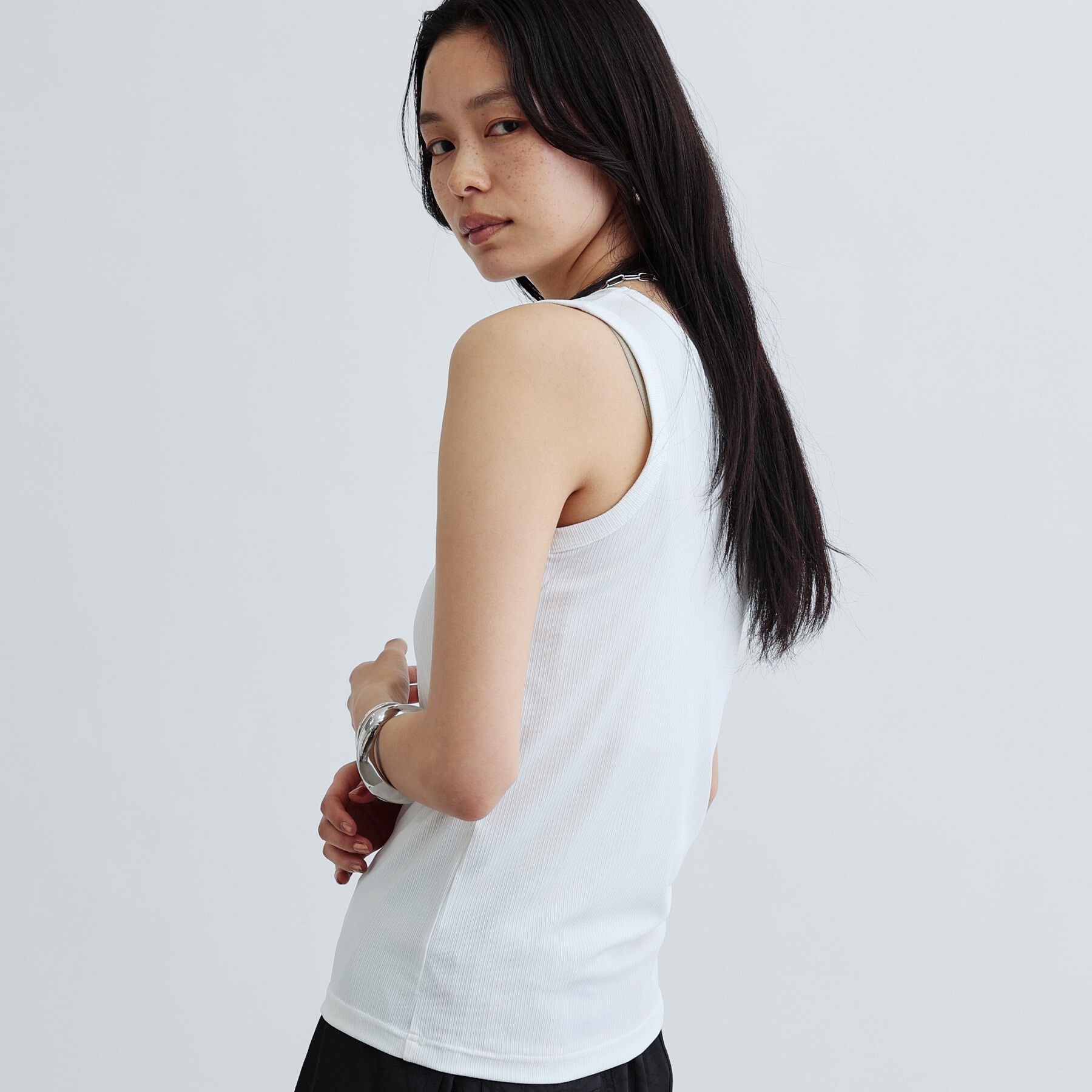 GALLEST「【再入荷】ランダムリブタンクトップ」|キャミソール|