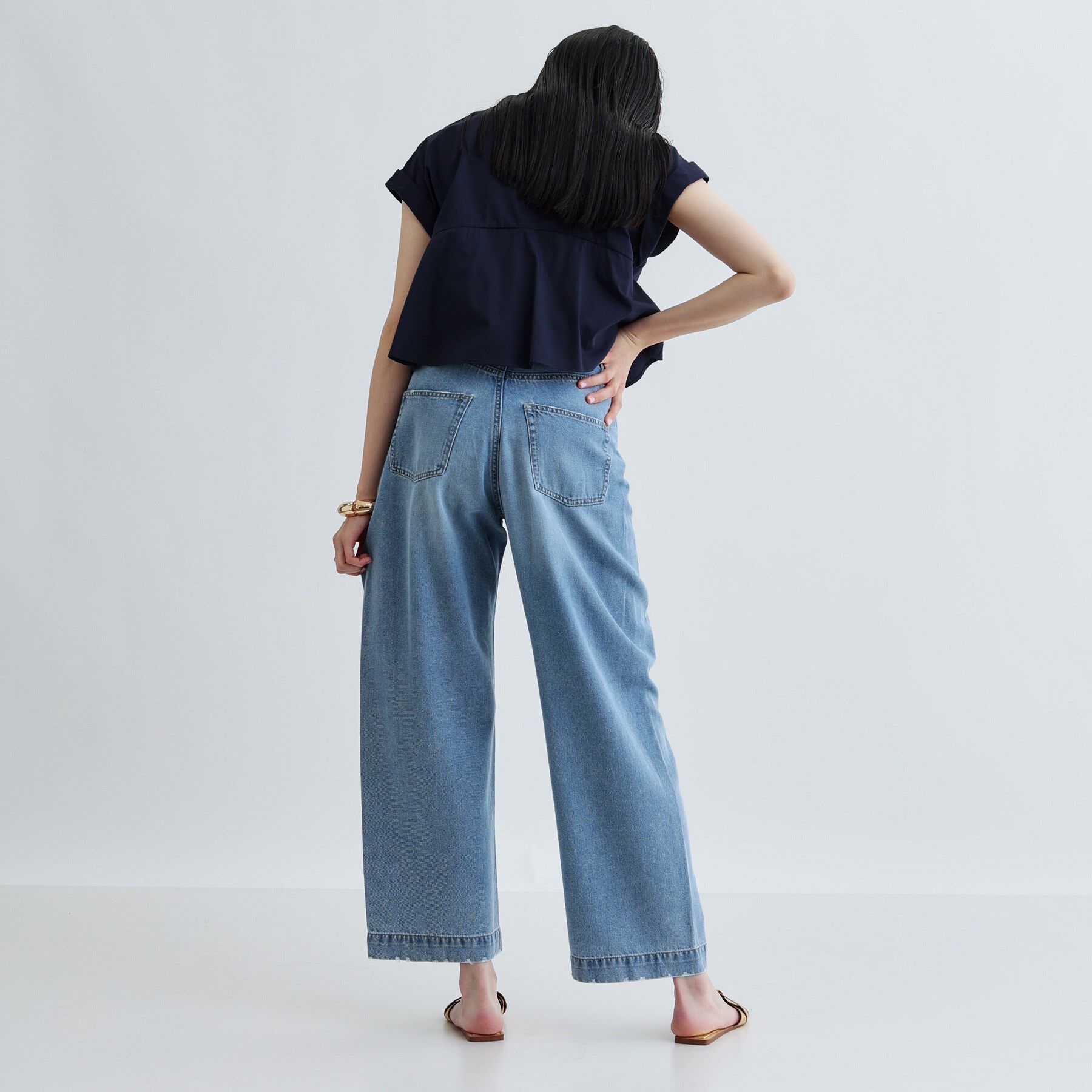 GALLEST「ライトワイドデニム」|デニム|