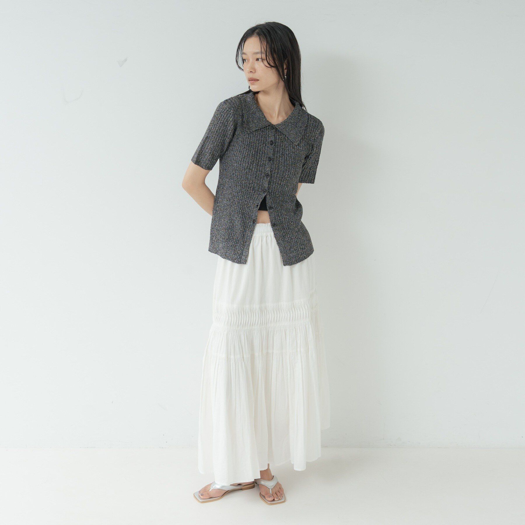 GALLEST「コットンロングスカート」|スカート|