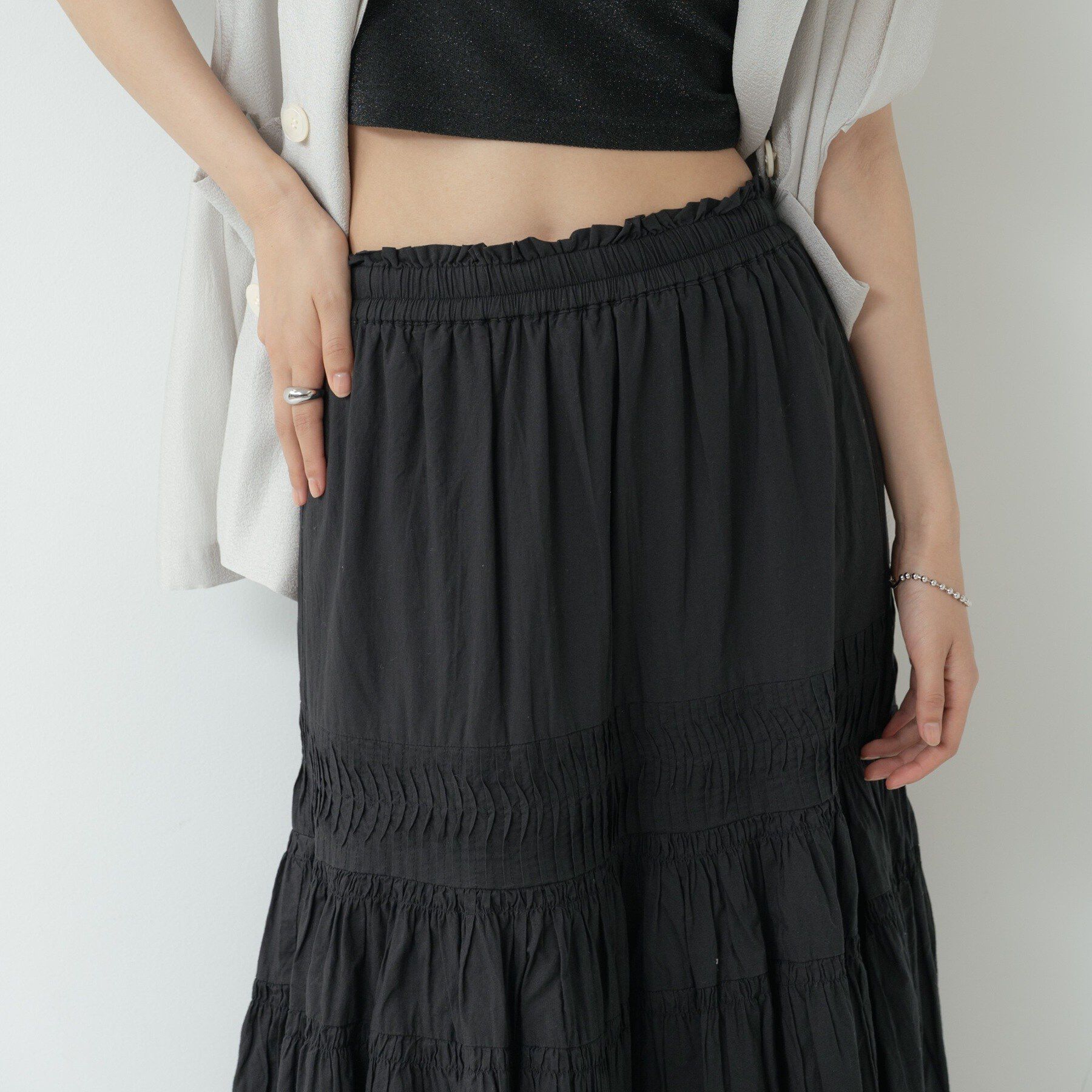 GALLEST「コットンロングスカート」|スカート|