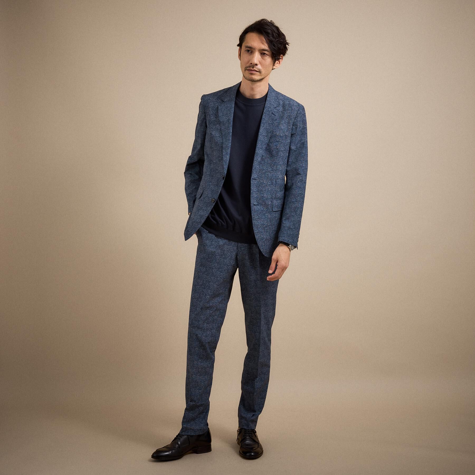 TAKEO KIKUCHI「【抗菌防臭】COOL DOTS（R）ドビープリント ジャケット」|テーラードジャケット|