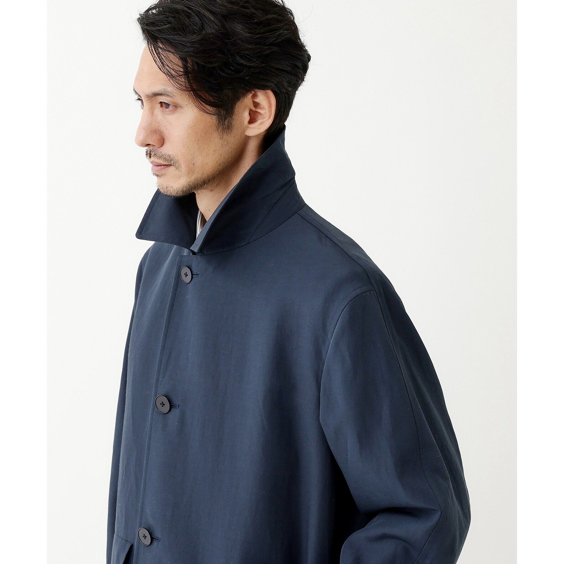 TAKEO KIKUCHI「【THE FLAGSHIP】ステンカラー スプリング コート」|ステンカラーコート|
