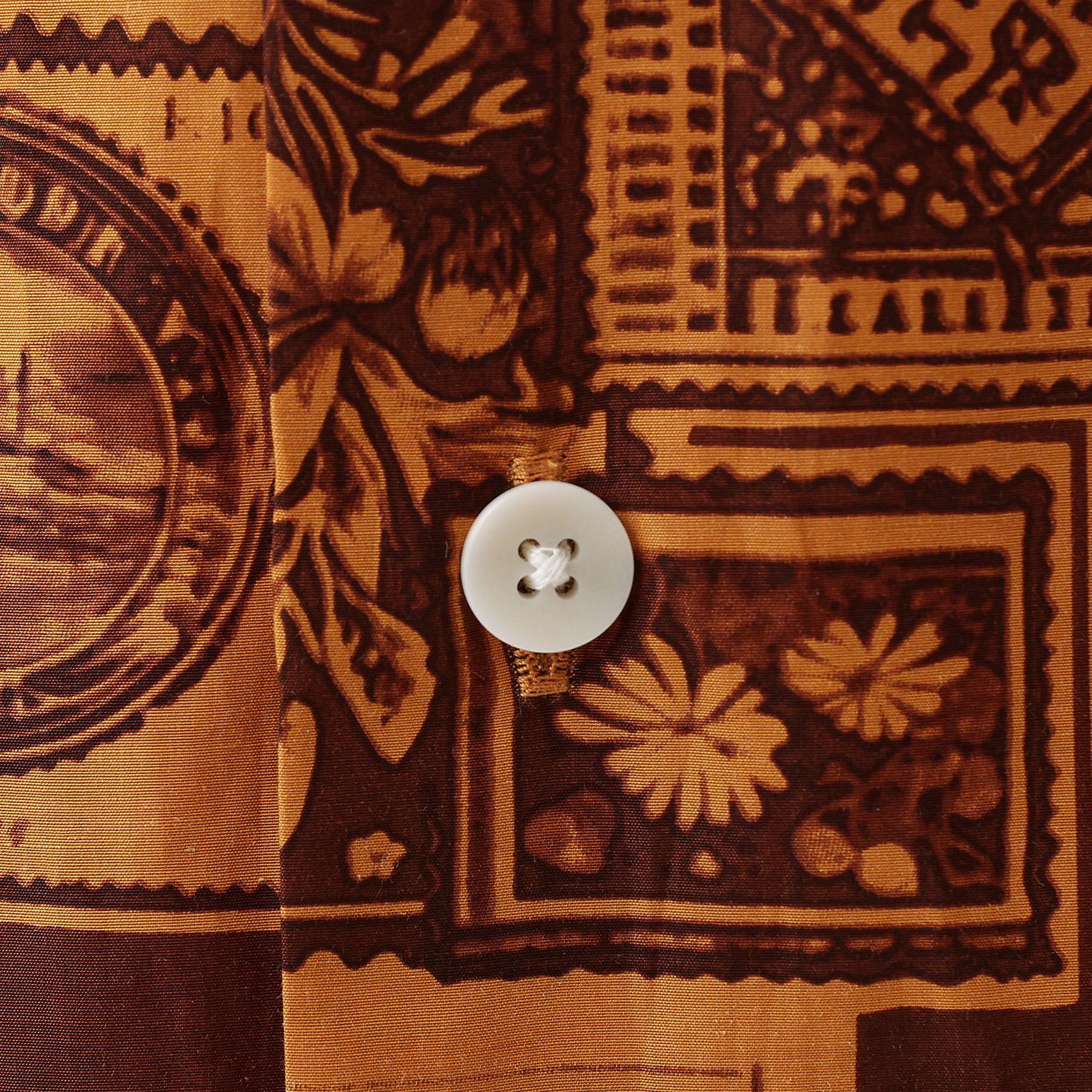 TAKEO KIKUCHI「【THE FLAGSHIP】アーカイブ切手柄半袖シャツ」|シャツ・ブラウス|