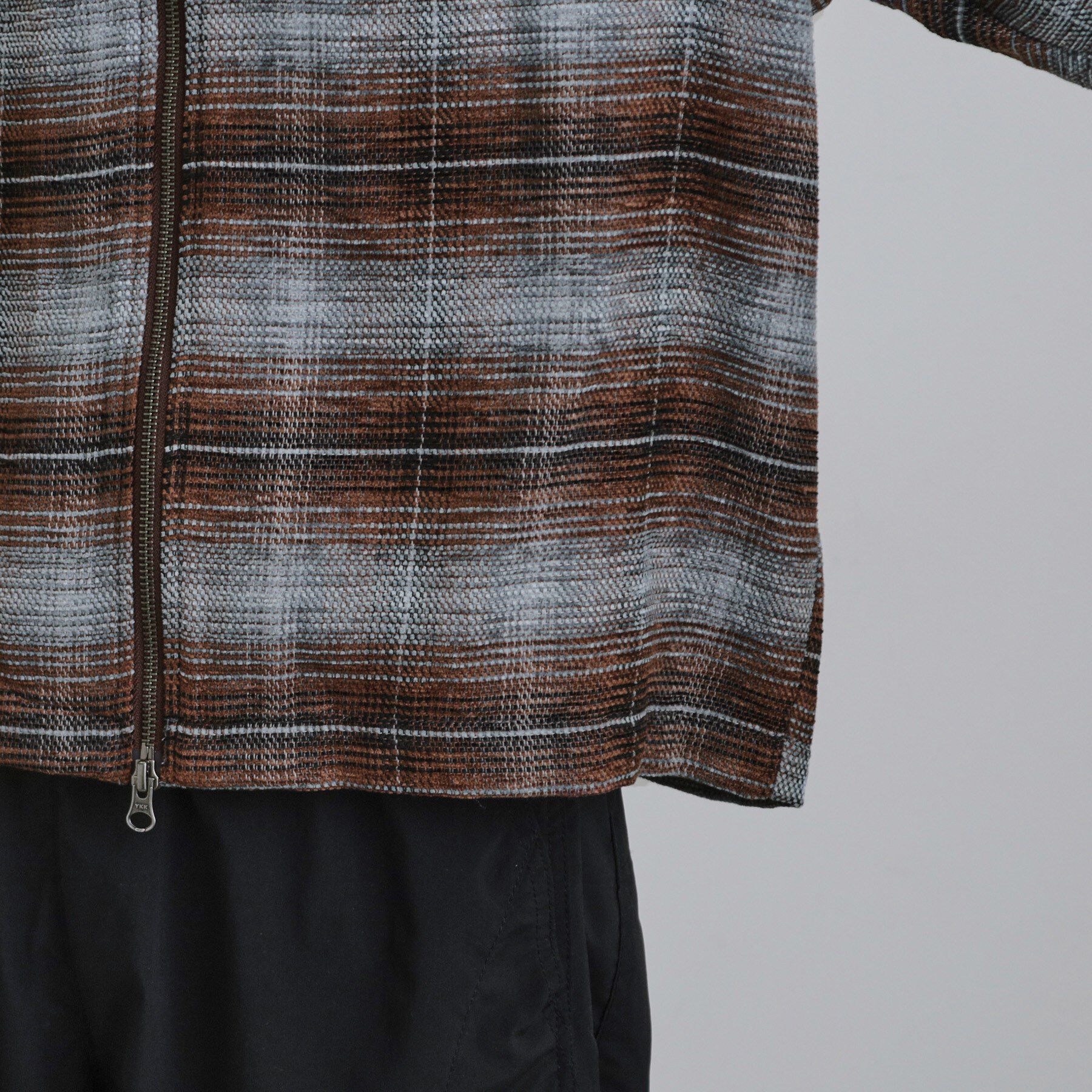 tk.TAKEO KIKUCHI「モールチェックZIPシャツ」|シャツ・ブラウス|