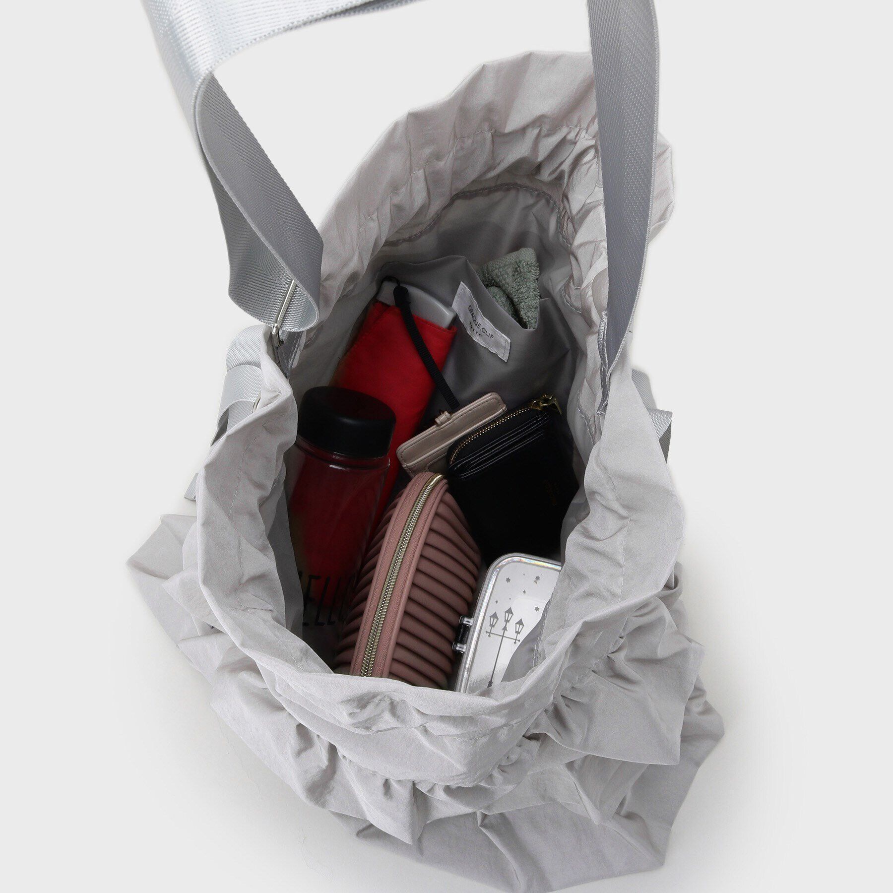 OPAQUE.CLIP「【長さ調整可能】ドロストリボンフリルティアードショルダーバッグ」|ショルダー・メッセンジャー|