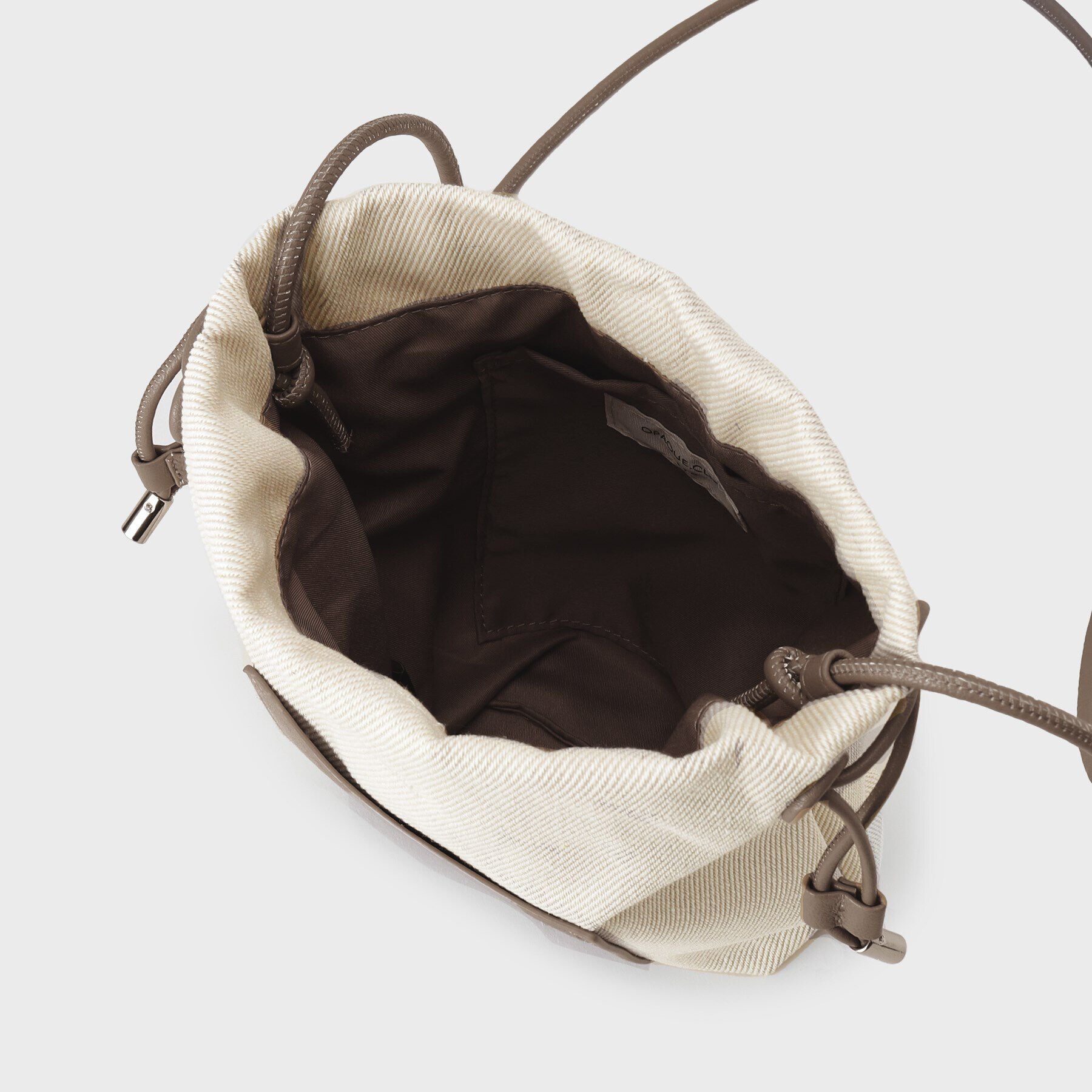 OPAQUE.CLIP「【長さ調整可能】巾着ドロストーリングミニショルダーバッグ」|ショルダー・メッセンジャー|