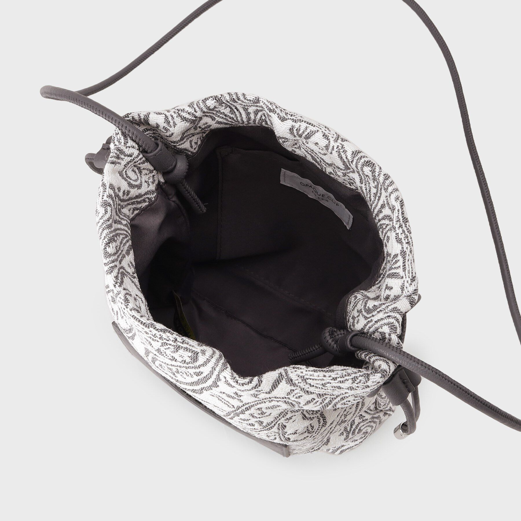 OPAQUE.CLIP「【長さ調整可能】巾着ドロストーリングミニショルダーバッグ」|ショルダー・メッセンジャー|