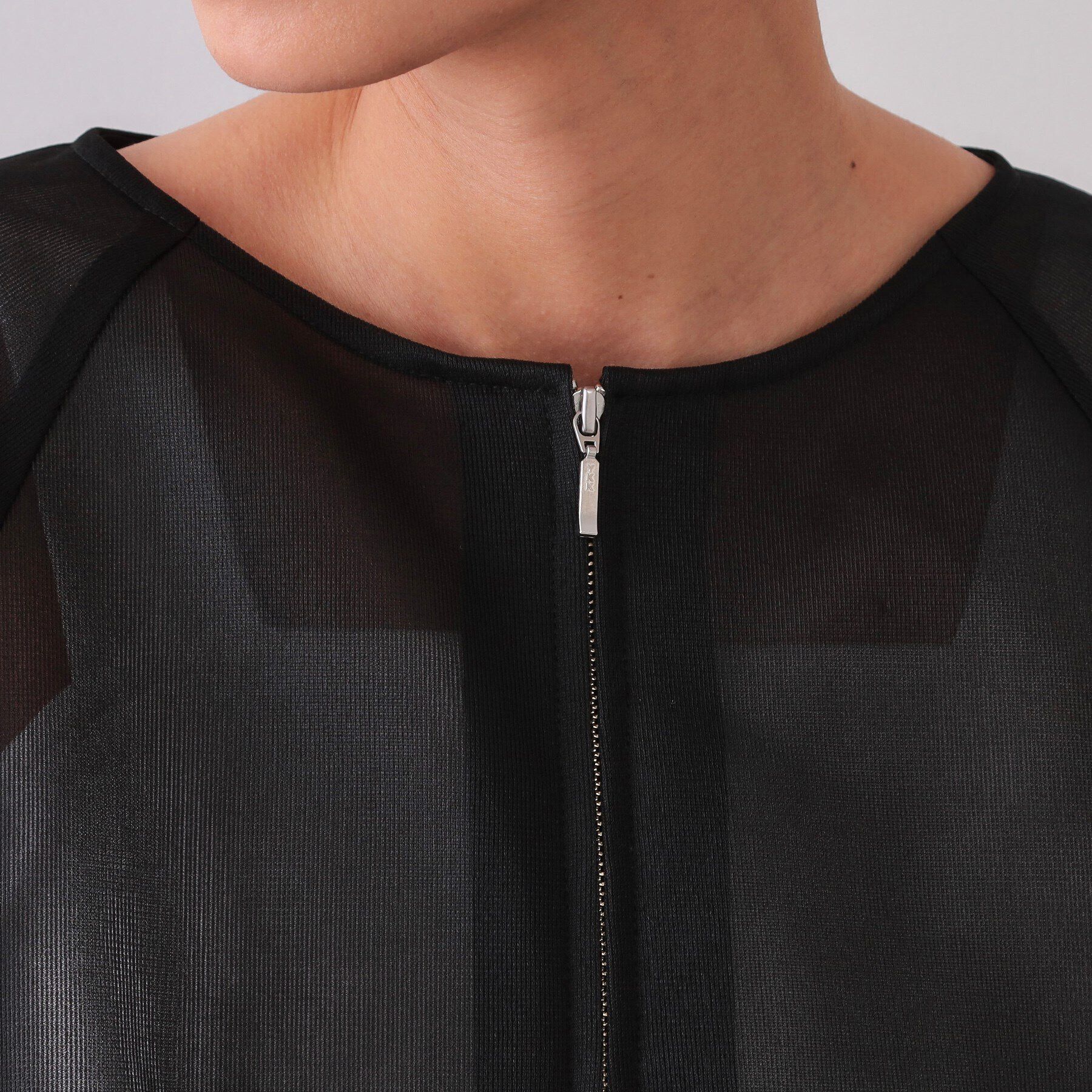 OPAQUE.CLIP「スポンディッシュシアーノーカラーブルゾン【洗濯機洗い可】」|ブルゾン・スタジャン|