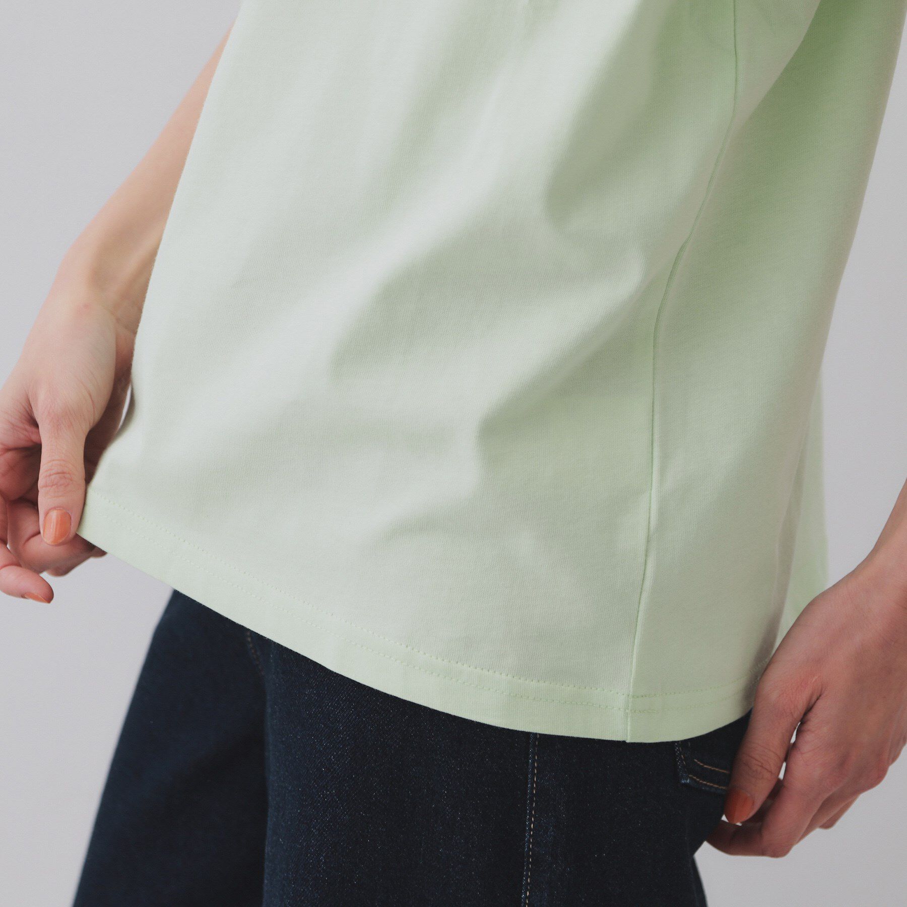 OPAQUE.CLIP「BIGロゴTシャツ【洗濯機洗い可】」|Tシャツ・カットソー|