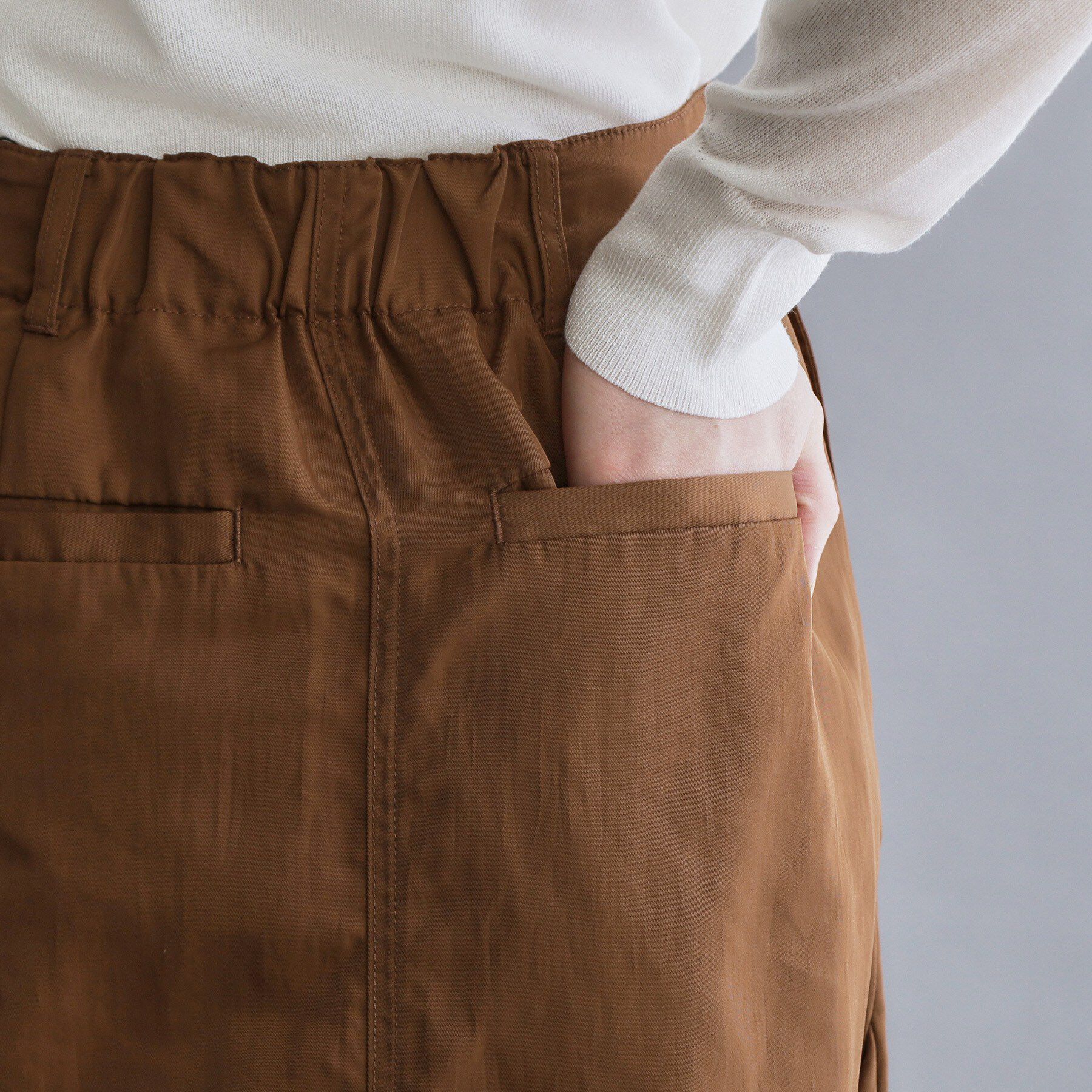 OPAQUE.CLIP「【es】サーキュラーロングフレアスカート【洗濯機OK】」|スカート|