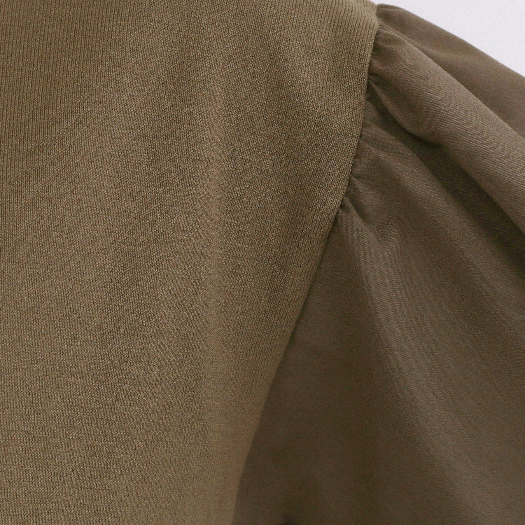 OPAQUE.CLIP「ボリュームスリーブドッキングニット」|ニット・セーター|