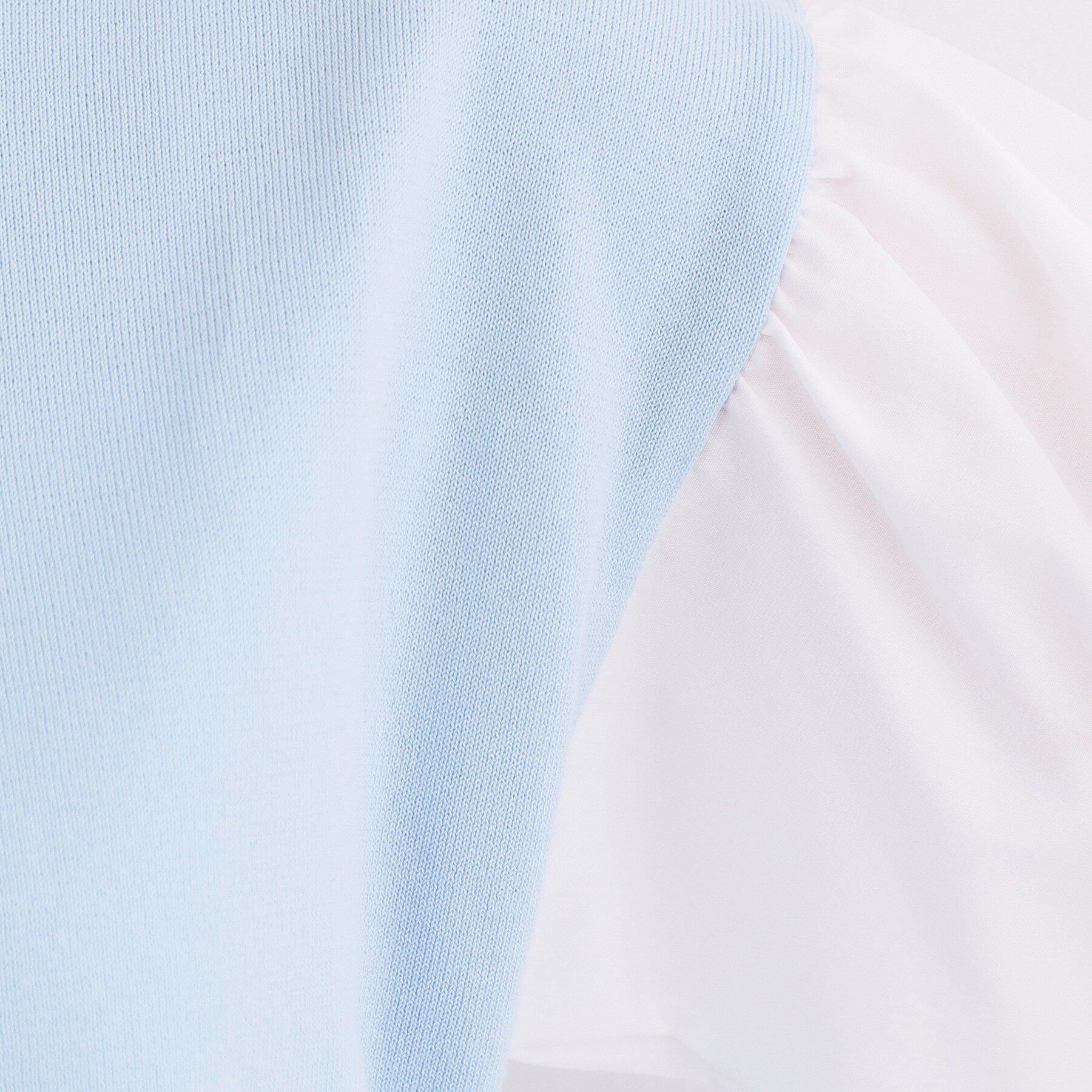 OPAQUE.CLIP「ボリュームスリーブドッキングニット」|ニット・セーター|