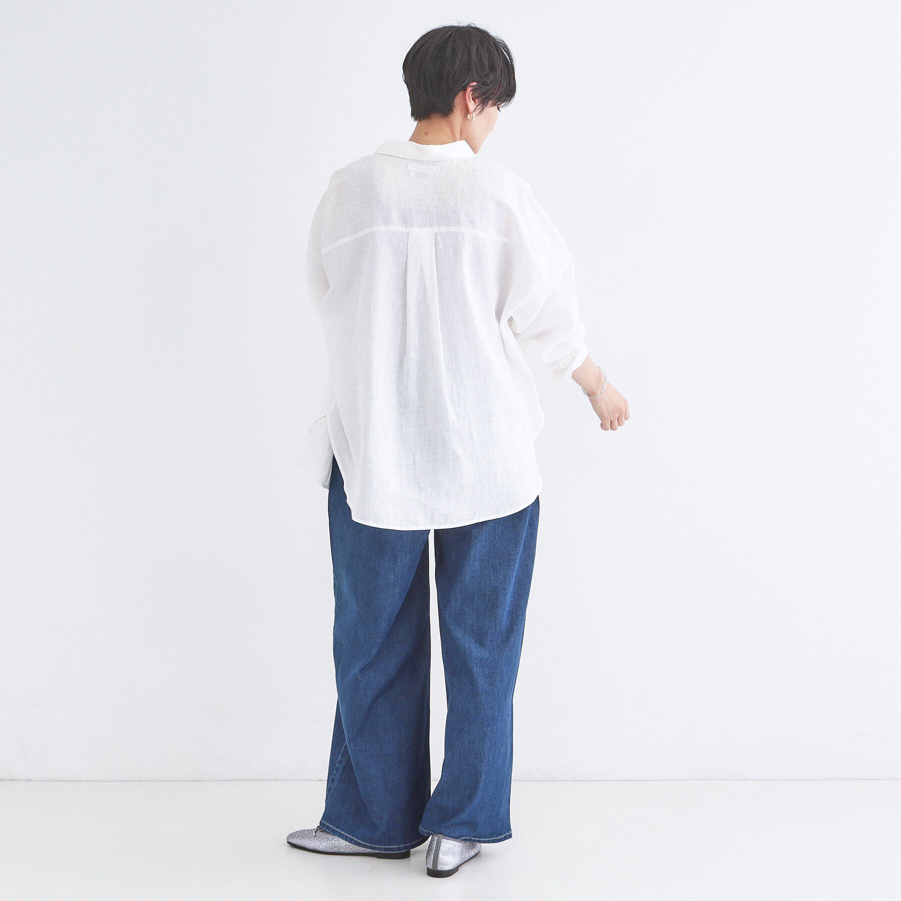 OPAQUE.CLIP「フレンチリネンシャツ【洗濯機OK】」|シャツ・ブラウス|