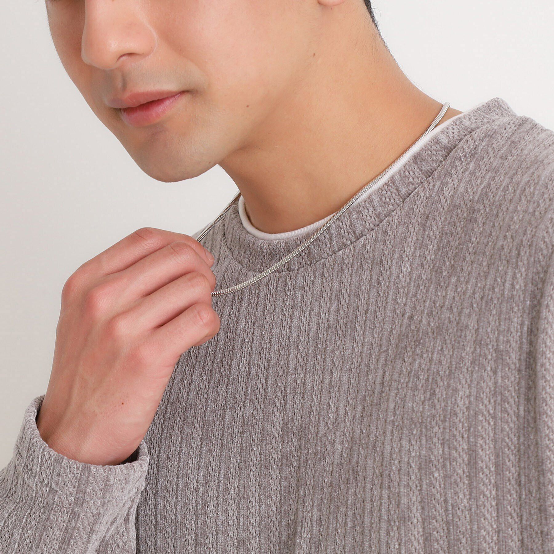 THE SHOP TK「シルバーアソートチェーンネックレス ユニセックス」|ネックレス|