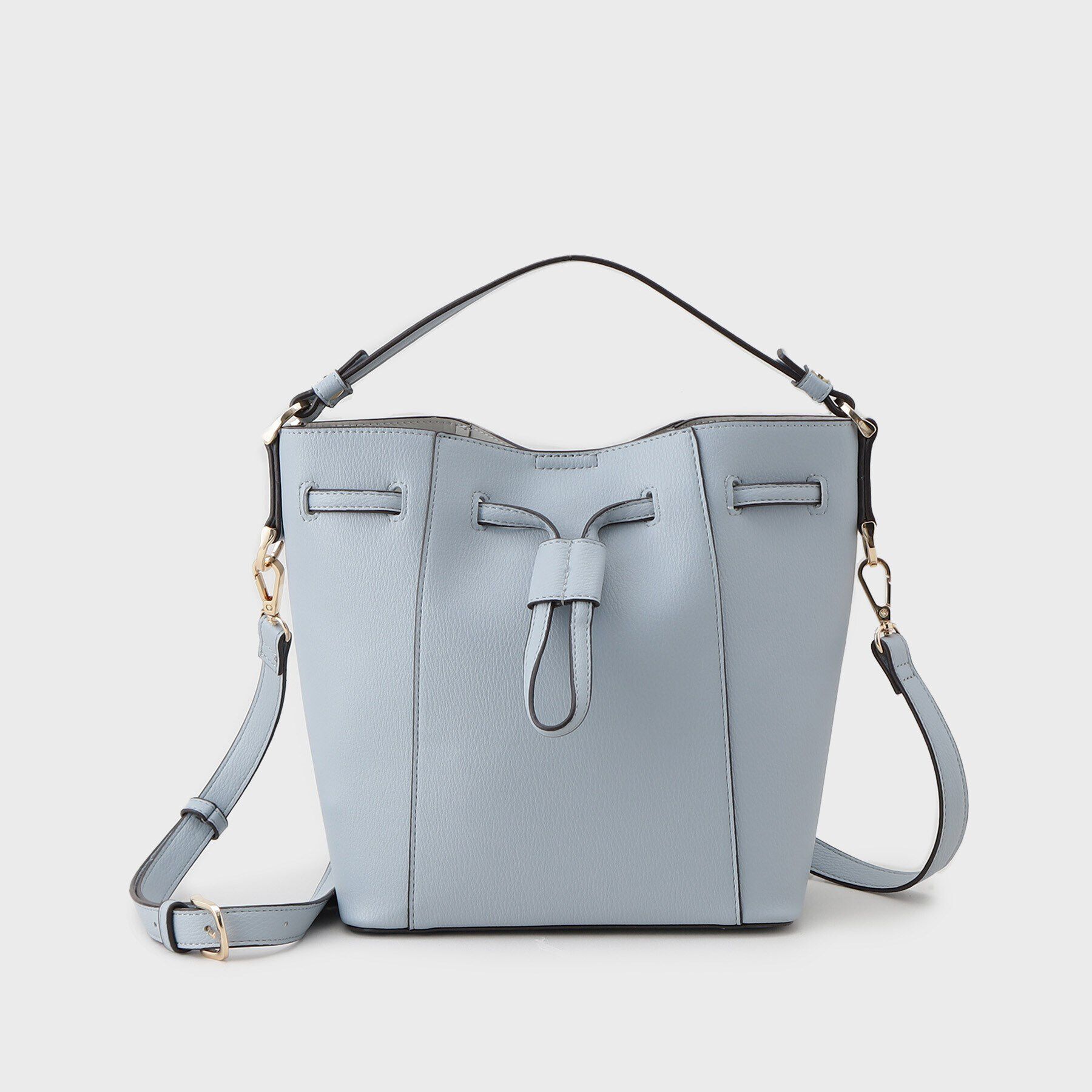 THE SHOP TK「巾着合皮バッグ」|ショルダー・メッセンジャー|