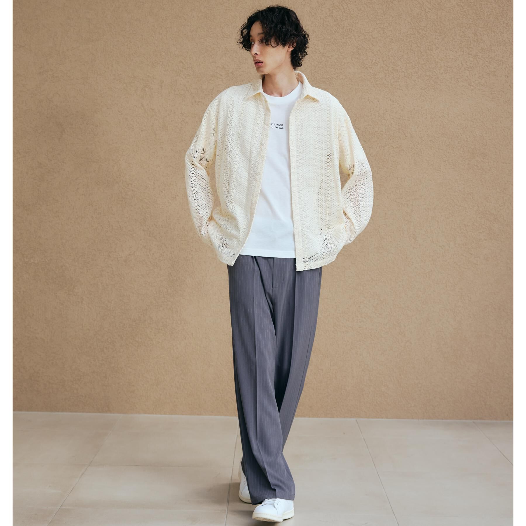 THE SHOP TK「タックワイドスラックス【セットアップ可/洗濯機OK】」|その他|