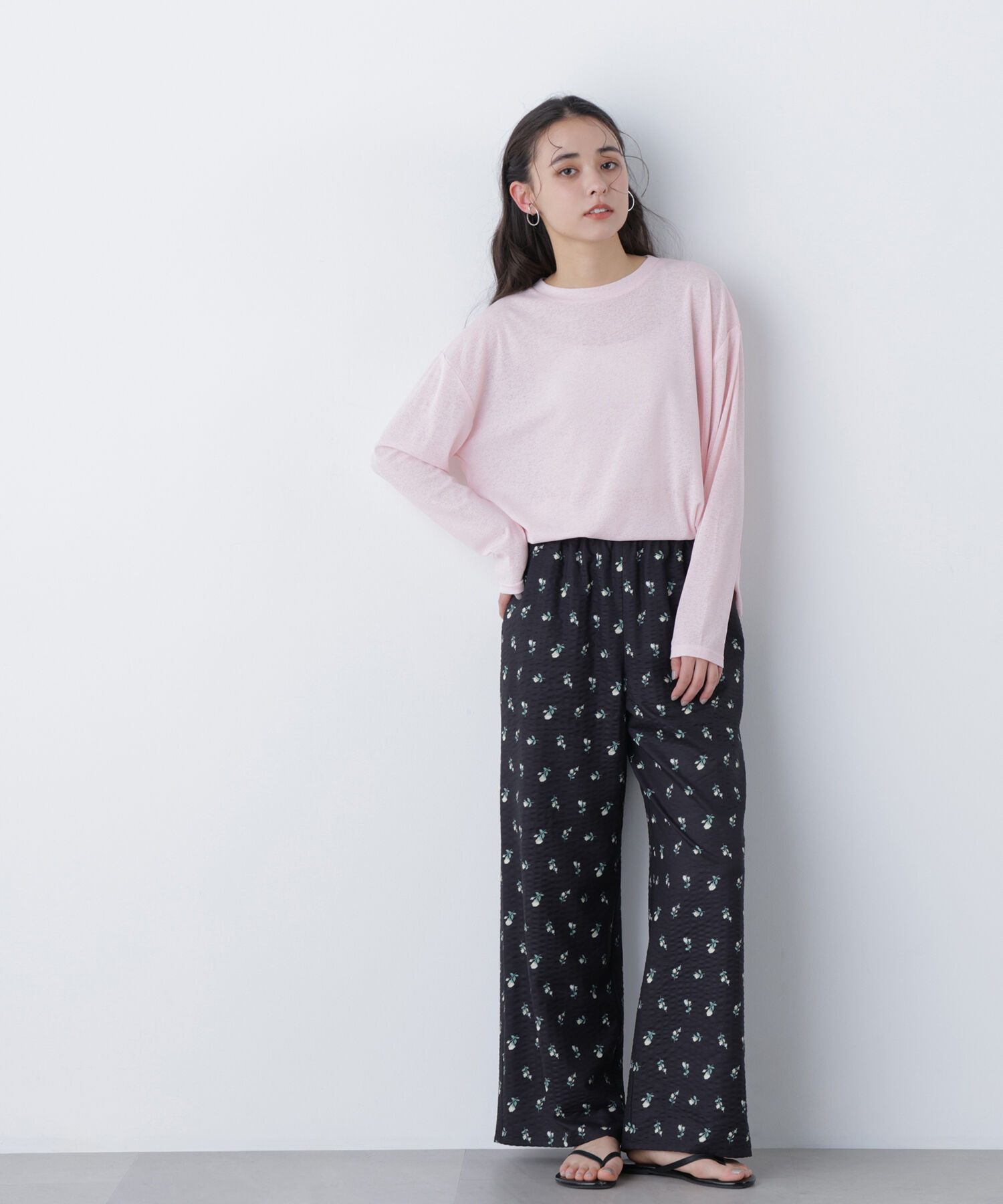  「〈N.〉スラブ天竺カットソー長袖」|Tシャツ・カットソー|