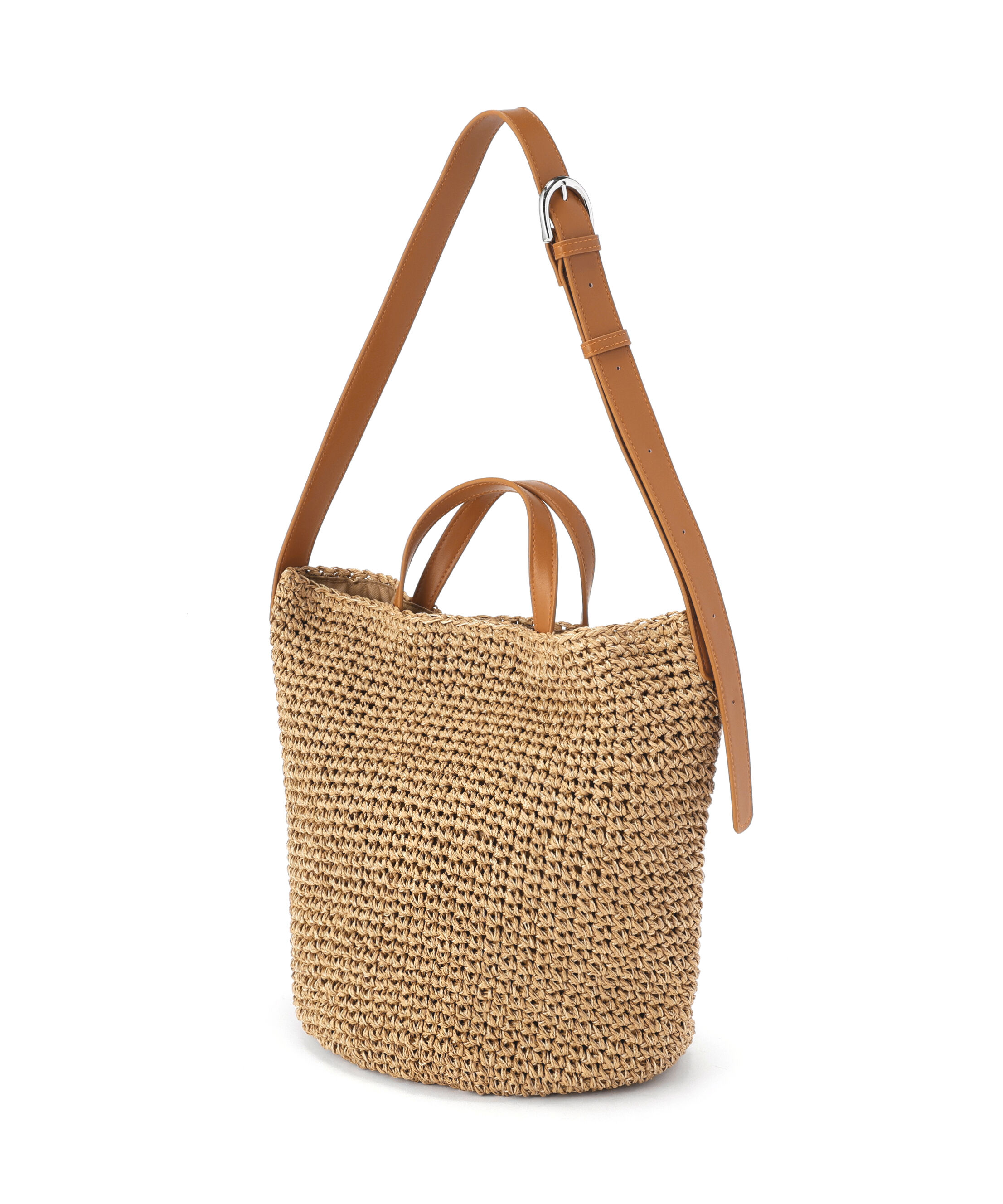  「ペーパーバケット2wayクロシェトートバッグ」|トートバッグ|