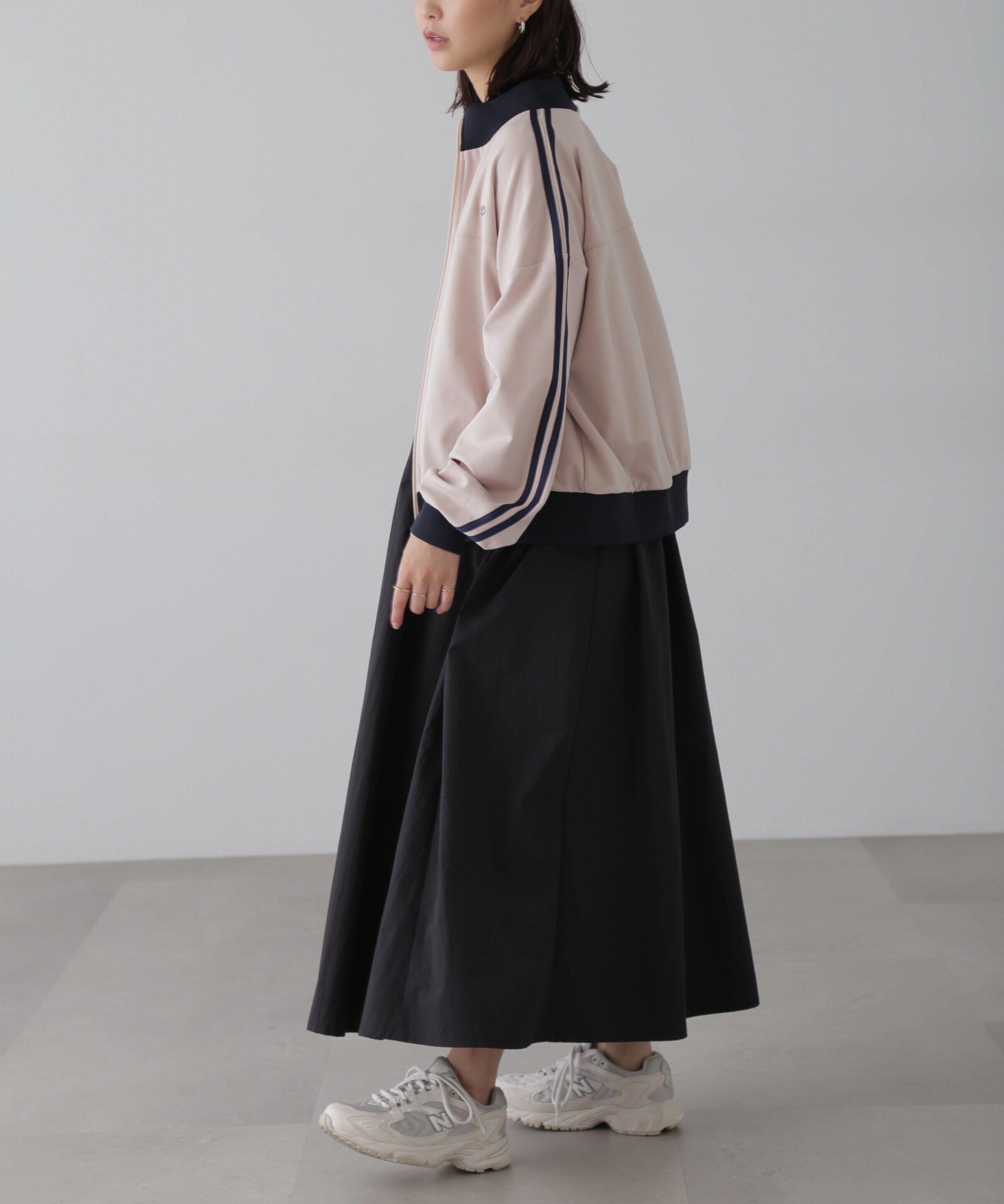  「配色ライントラックジャケット」|ブルゾン・スタジャン|